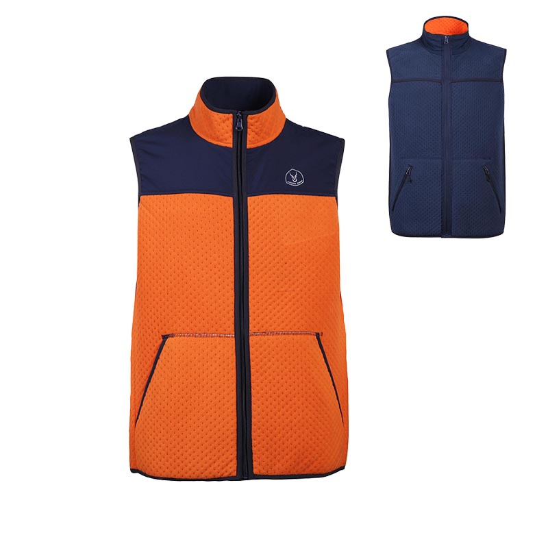 Men's Reversible Polar Fleece Outdoor Jacket Vest