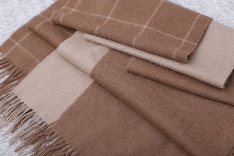 Camel Wool Scarf