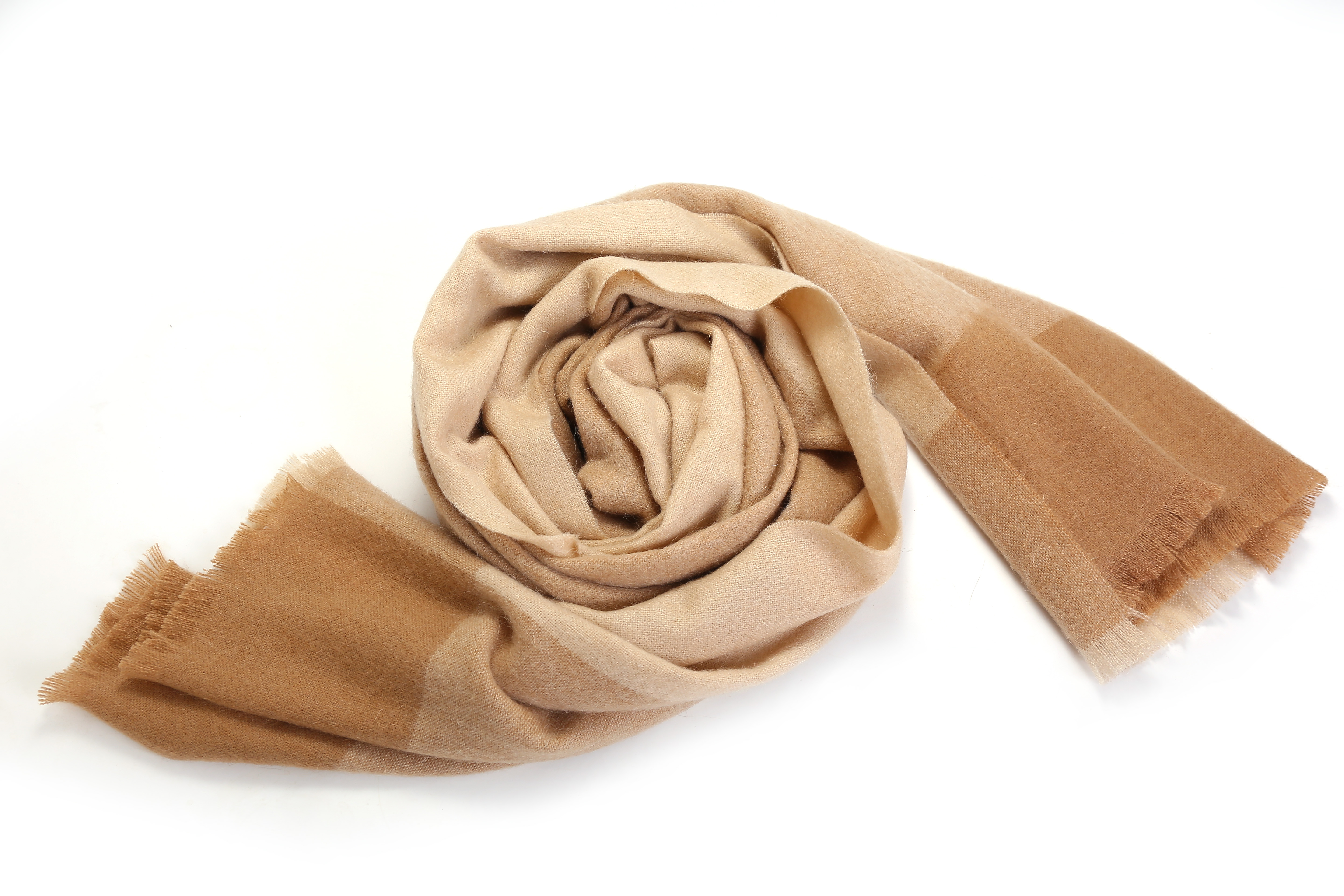 Alxa Camel Wool Scarf