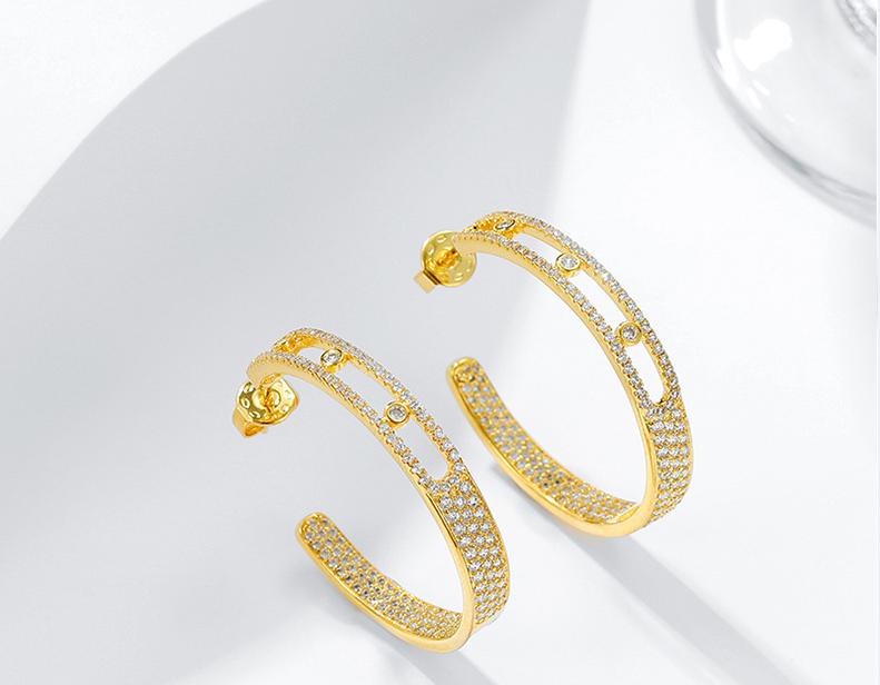European and American Ins Style Large Hoop Earrings