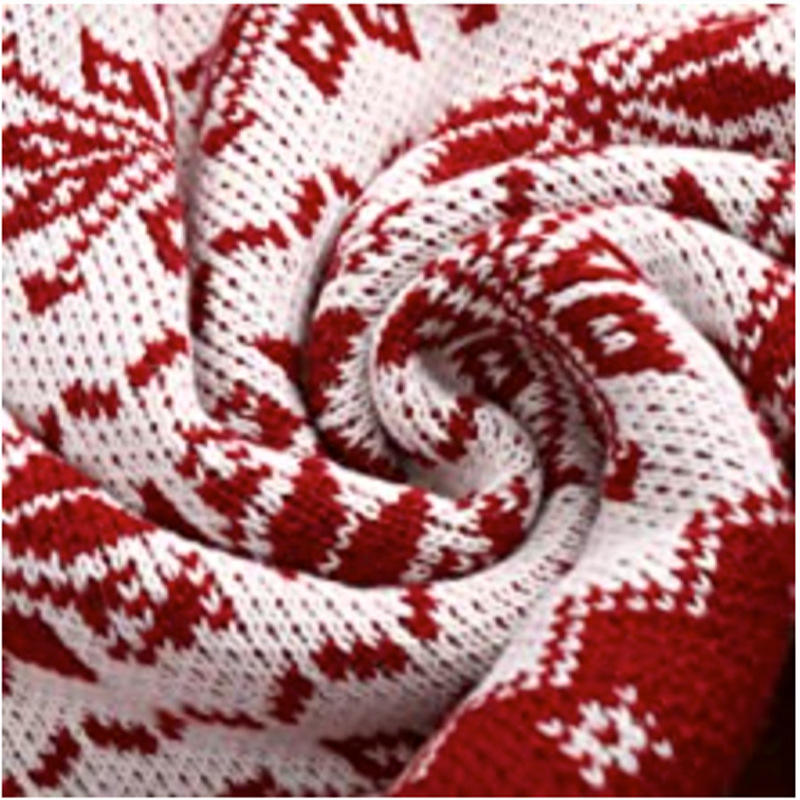 Women's Deer Santa Pullover Cropped Christmas Sweater