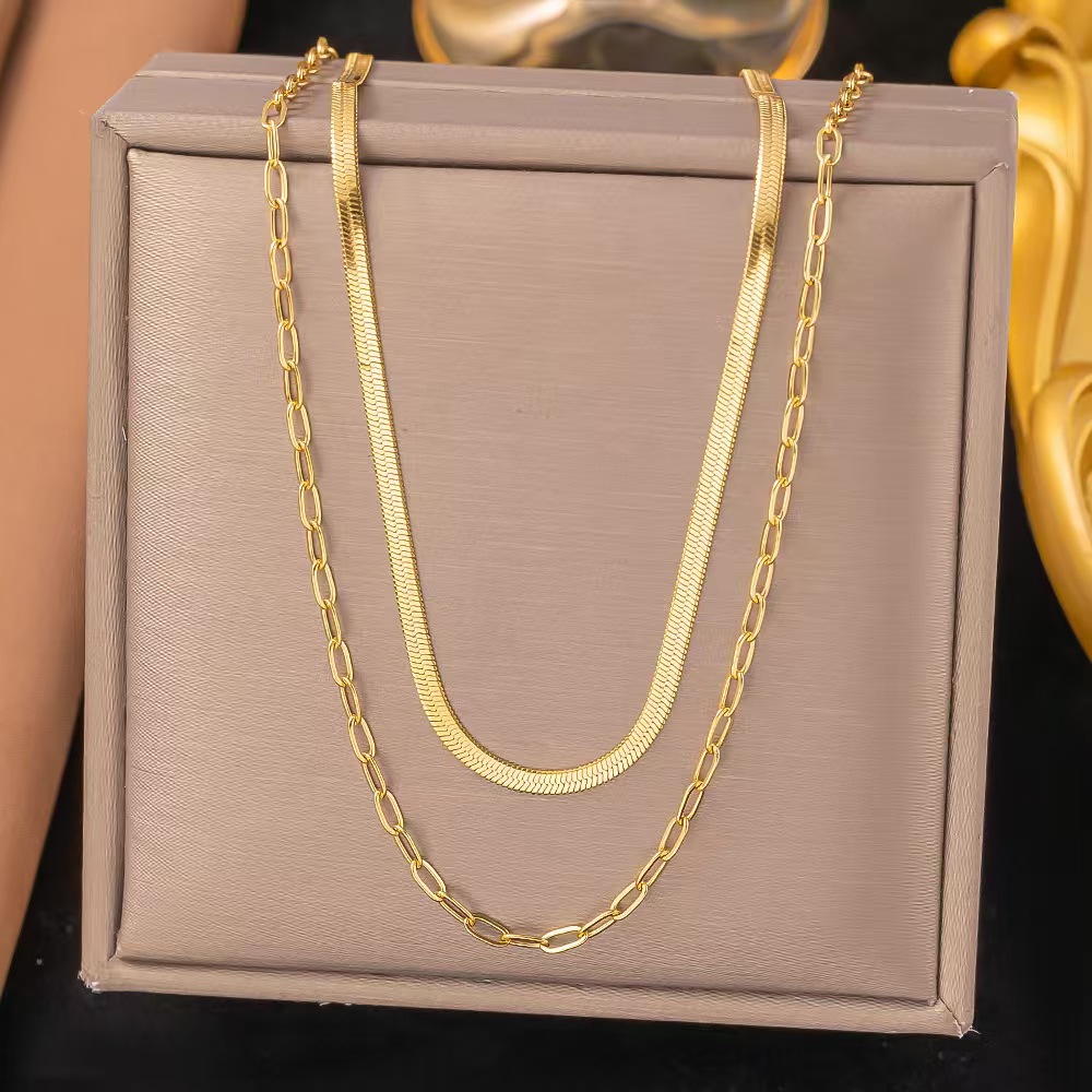 Multi-layered Double Layered Necklace