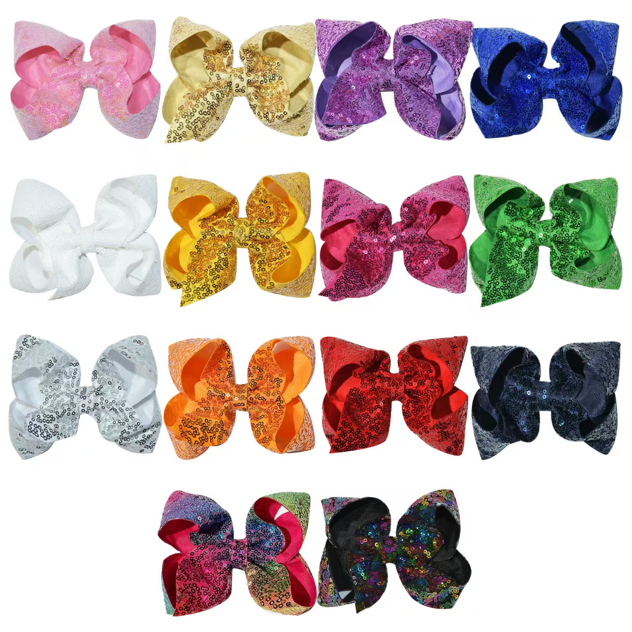 Sparkling Bow Bubble Hair Clip
