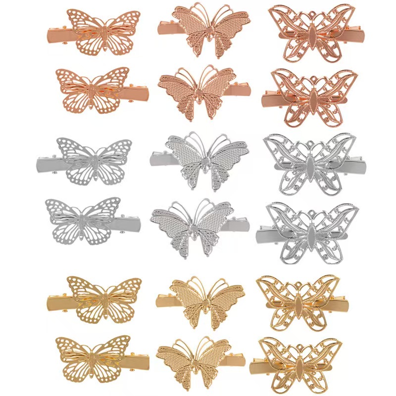 Creative Metal 3D Butterfly Hairpin