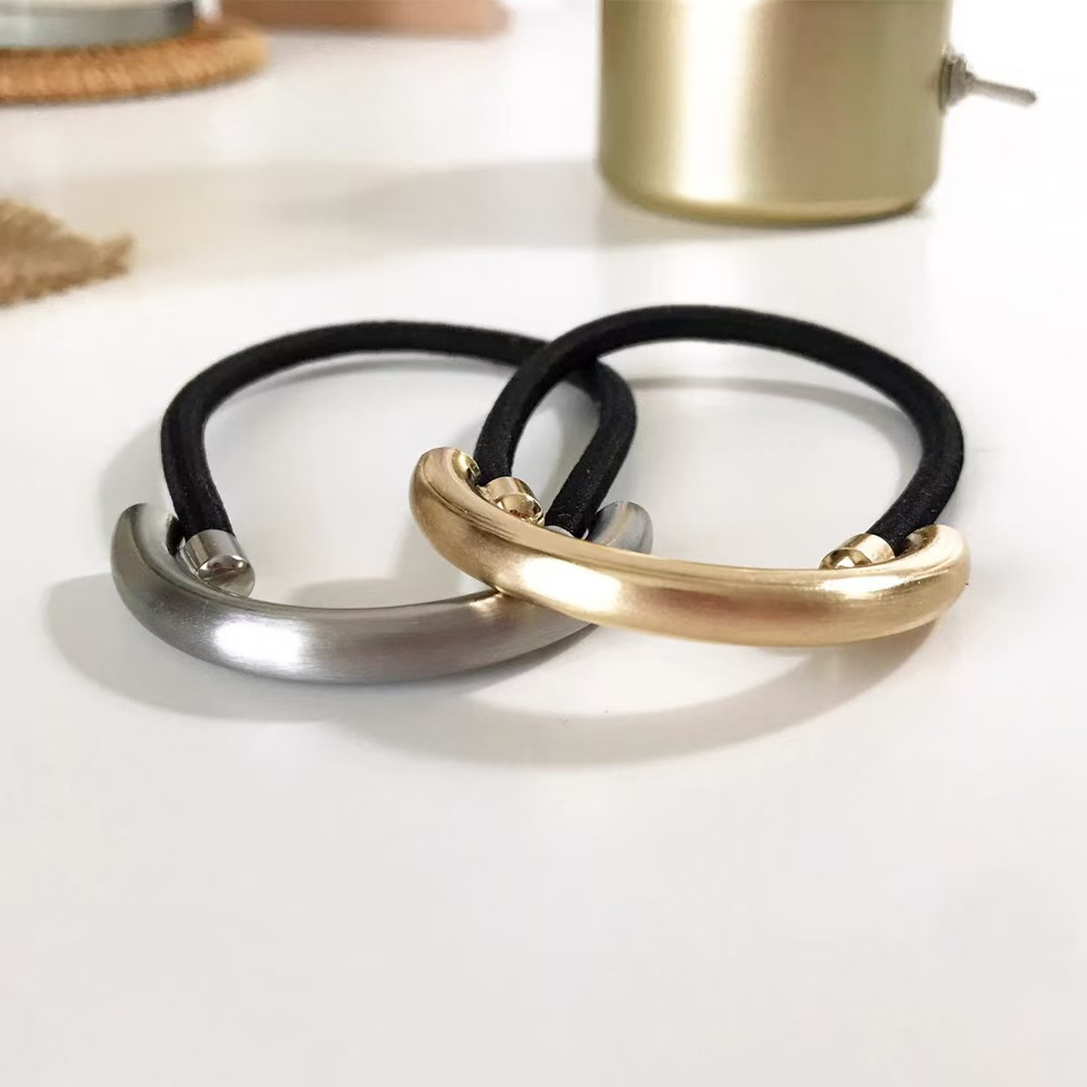 Minimalist Alloy Hair Rope Rubber Band