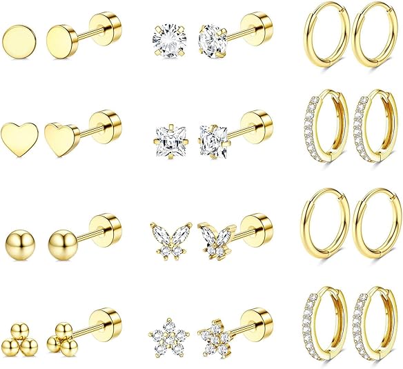 Amie Hypoallergenic Surgical Steel Earrings for Sensitive Ears