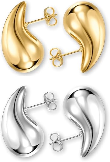 Amie Water Drop Dangle Earrings - Hypoallergenic for Women