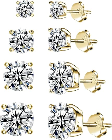 Amie 925 Sterling Silver Stud Earring Sets