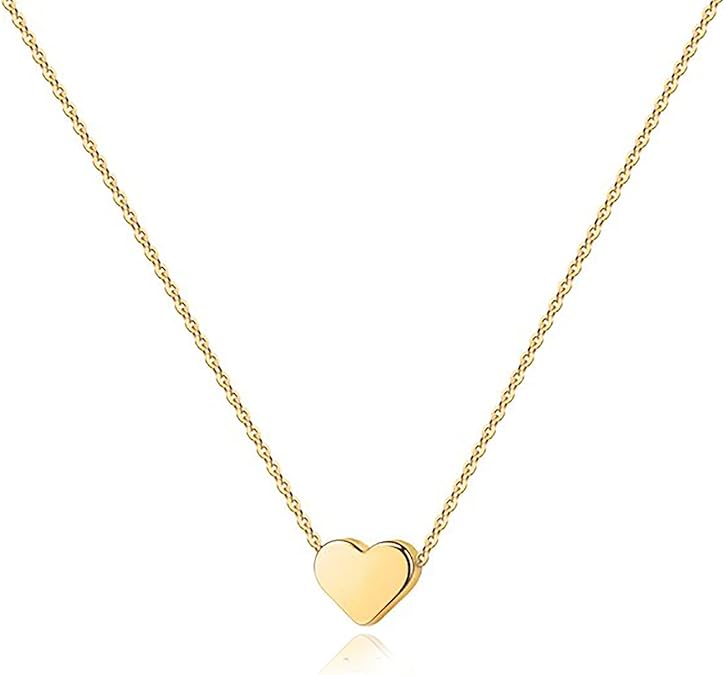 Amie 14K Gold Plated Cubic Zirconia Heart Necklace