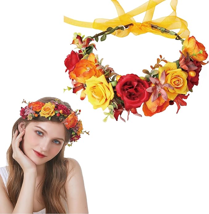 Amie Women's Flower Crown Headband