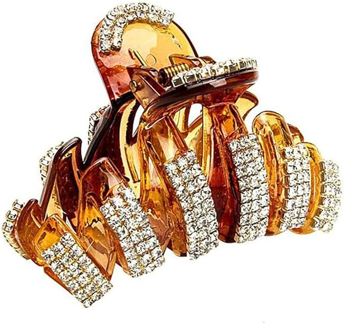 Anie Exquisite Rhinestone Hair Claw Clips