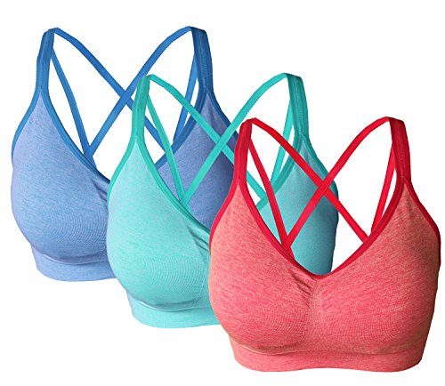 Women's Microfiber Crop Top Sport Bra
