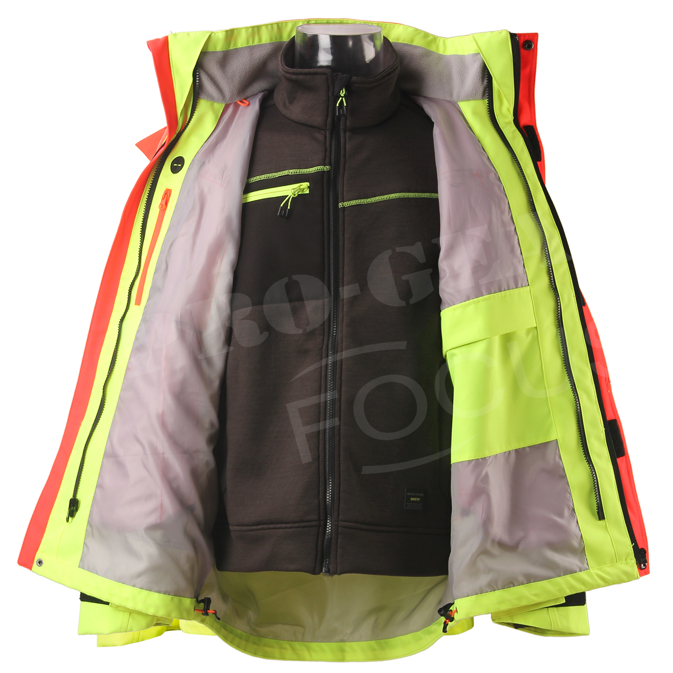 HI VIS 2-in-1 Winter Workwear Jacket