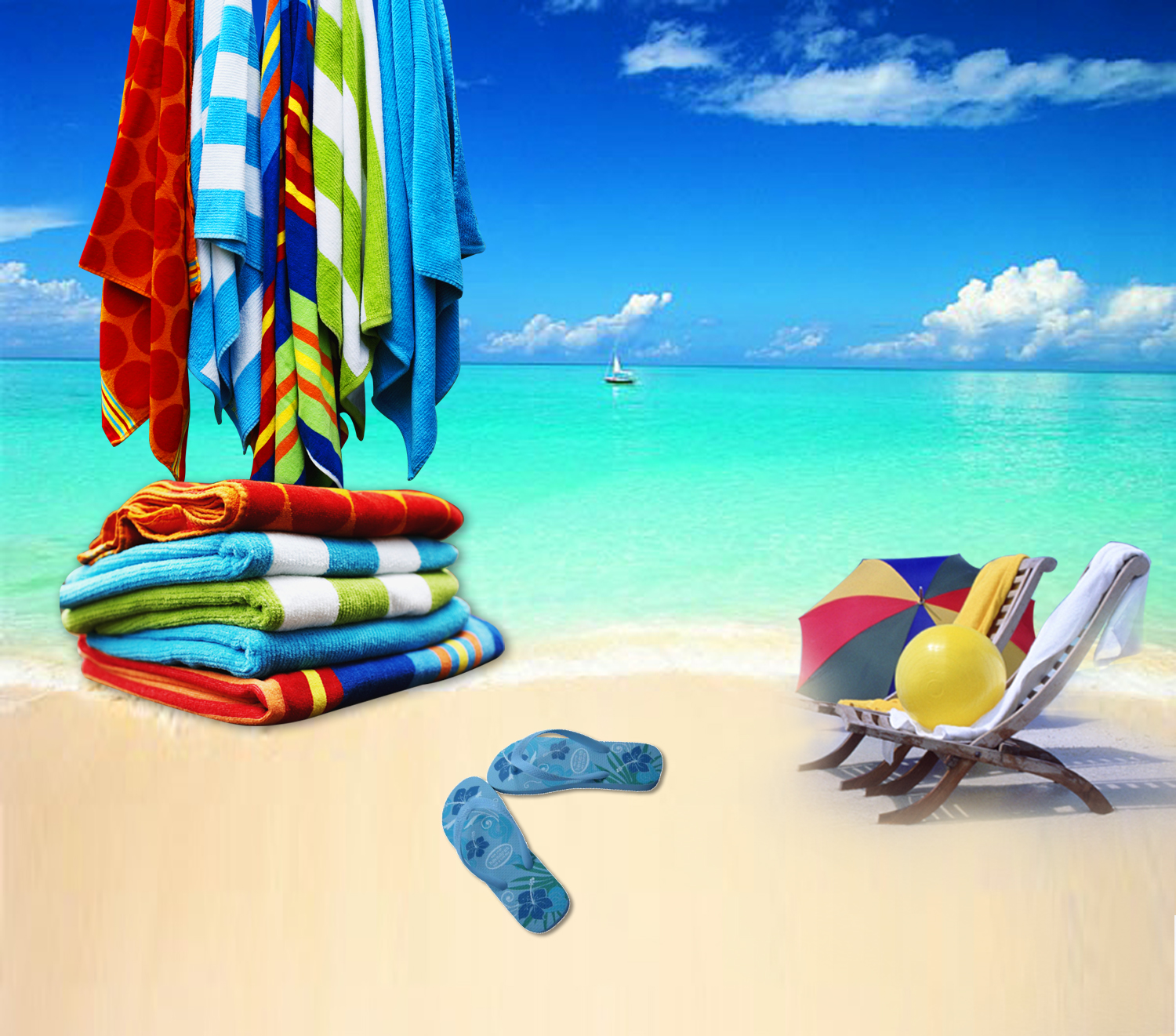 Beach Towel and Swimwear