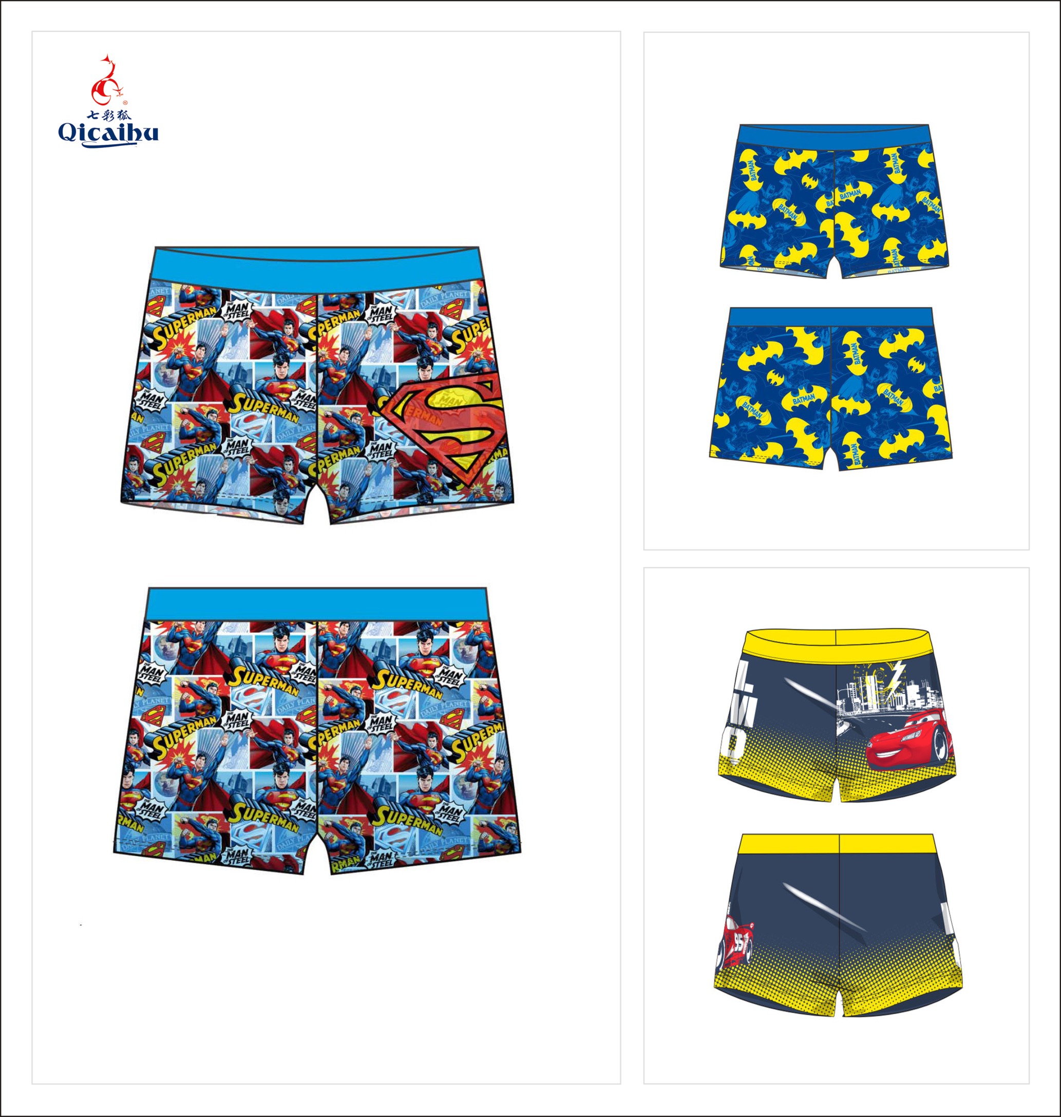 Boy's Licensed Swimming Trunks