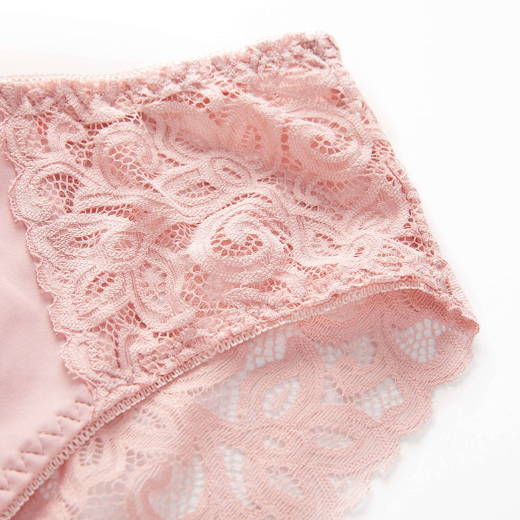 Soft Material Floral Women's Lace Nylon Panties