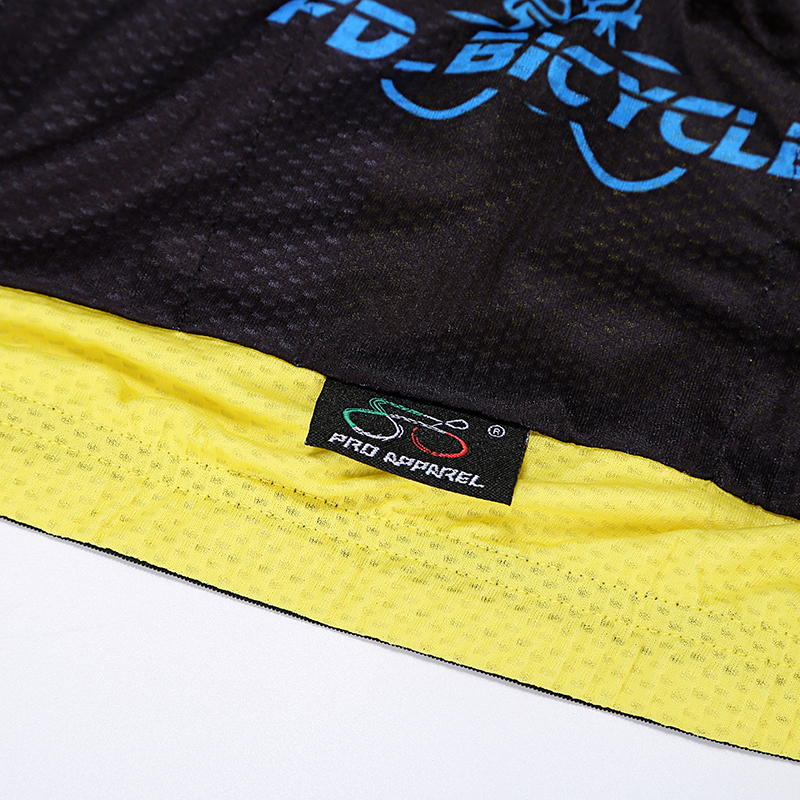 Professional Custom Design Powerband Short Sleeve Cycling Jersey
