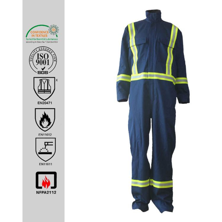Flame Retardant Reflective Coveralls