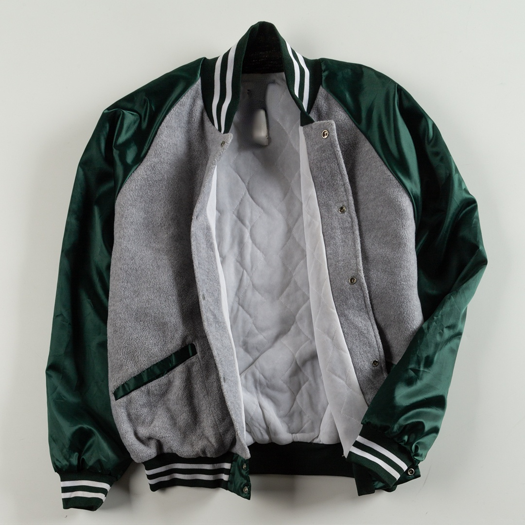 Women's Streetwear Baseball Varsity Jacket with Custom Logo