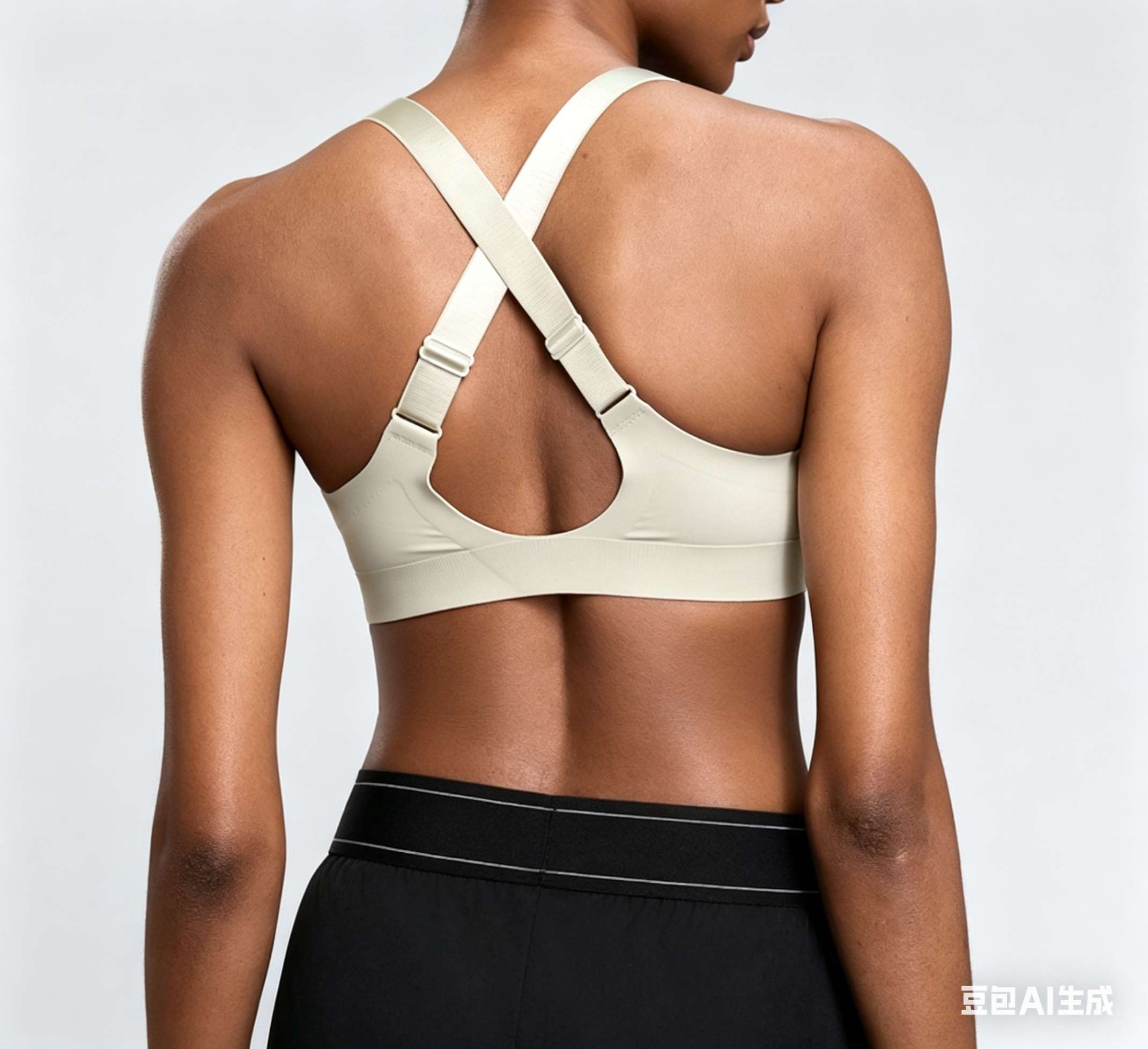 Zip-Support Demi Yoga Bra