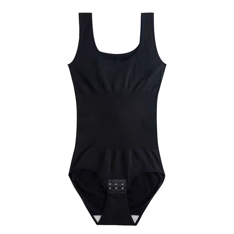 Women's Shapewear Bodysuit Tummy Control Seamless Round Neck