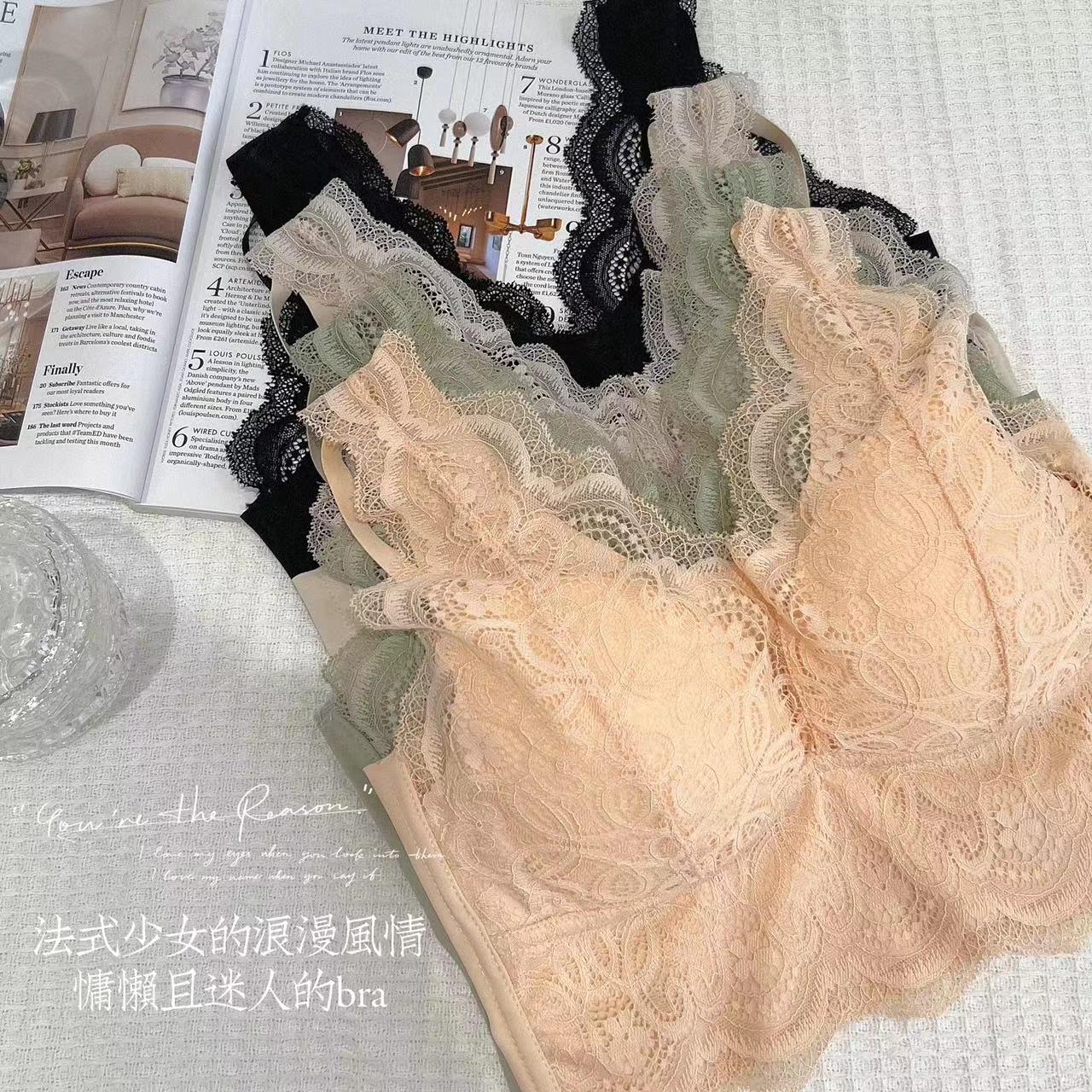 Elegant Lace Women's Bra