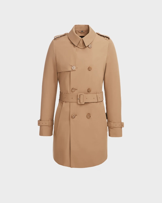 Trench Coat with Detachable Down Liner