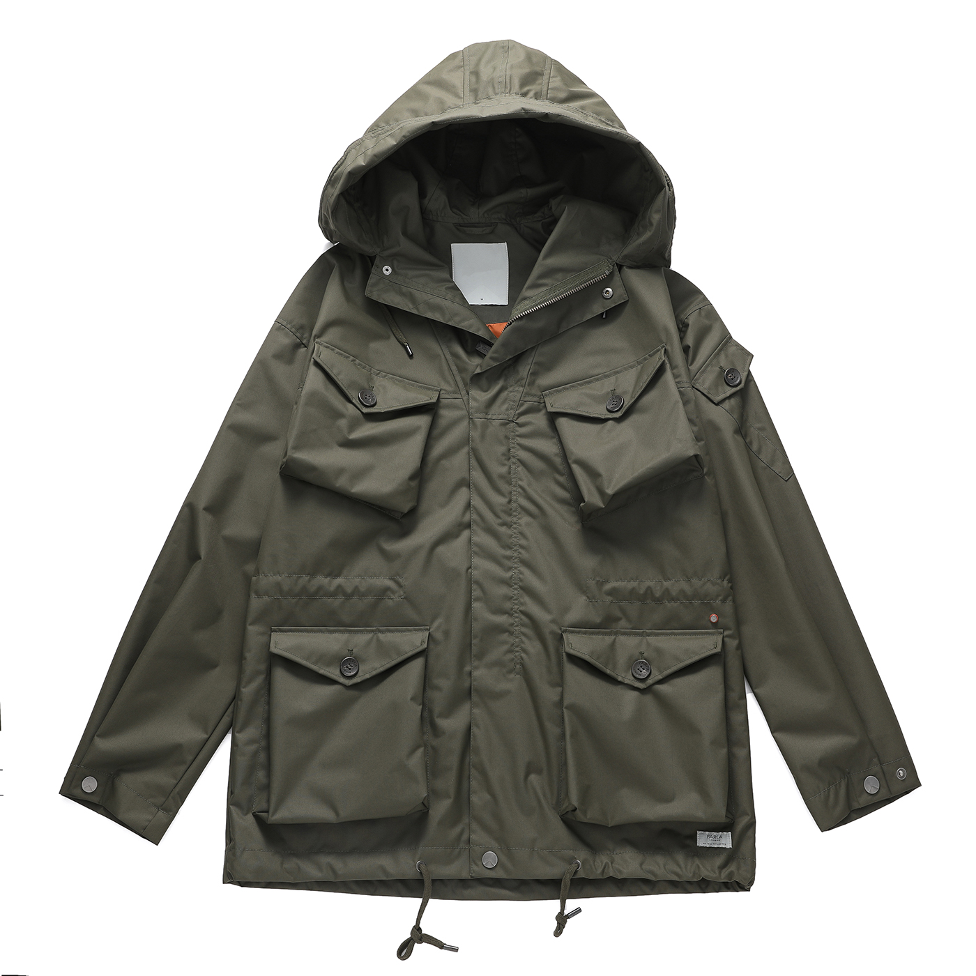 Unisex Oversize Winter Parka Jacket with Contrast Lining