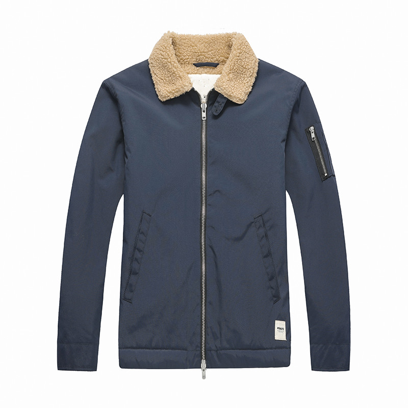 Men's Oxford Bomber Jacket with Shepard Lining