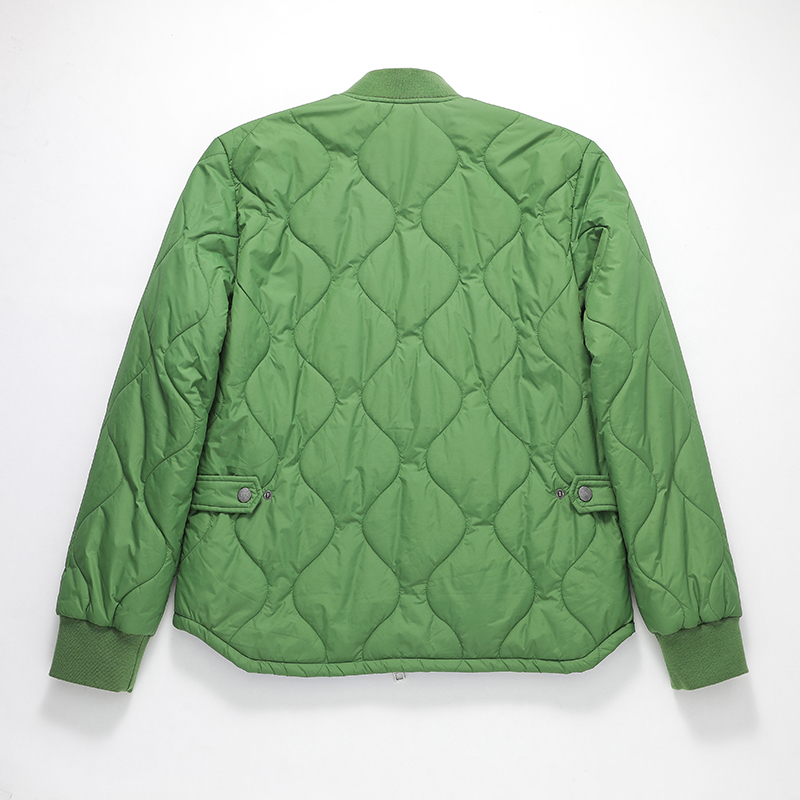 Men's Quilted Bomber Jacket with Recycle DuPont Sorona
