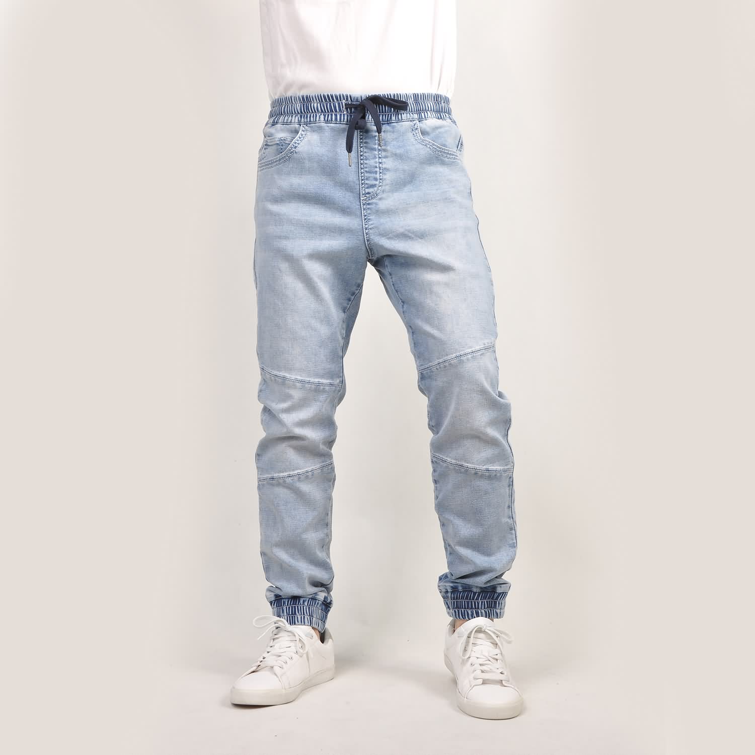 Men's Jogger Function Denim Fabric Pants