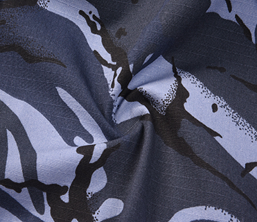 Navy Blue Camouflage Military Winter Fleece Jacket