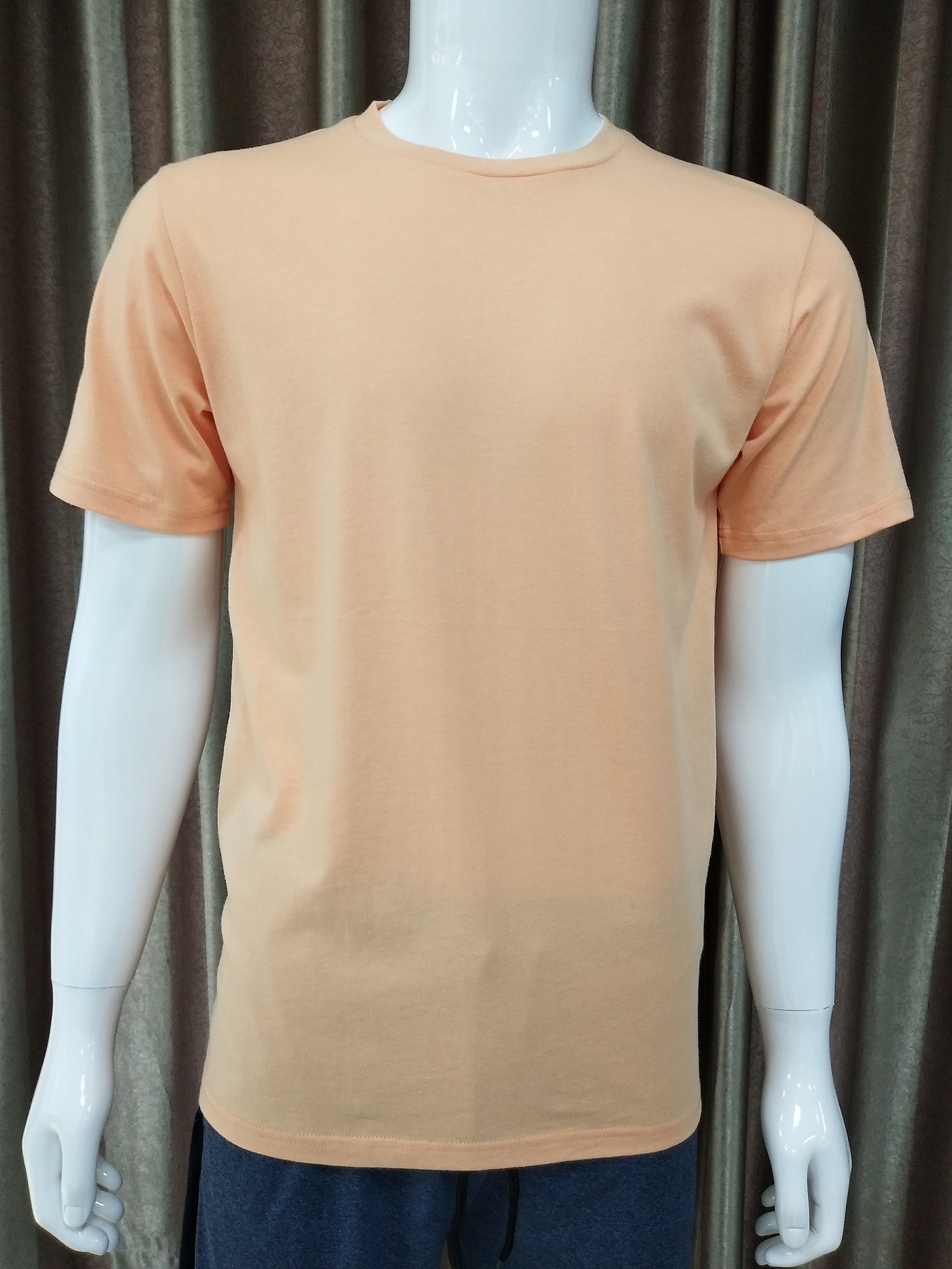 170gsm Pink Round Neck T-Shirt (65% Polyester, 35% Cotton)
