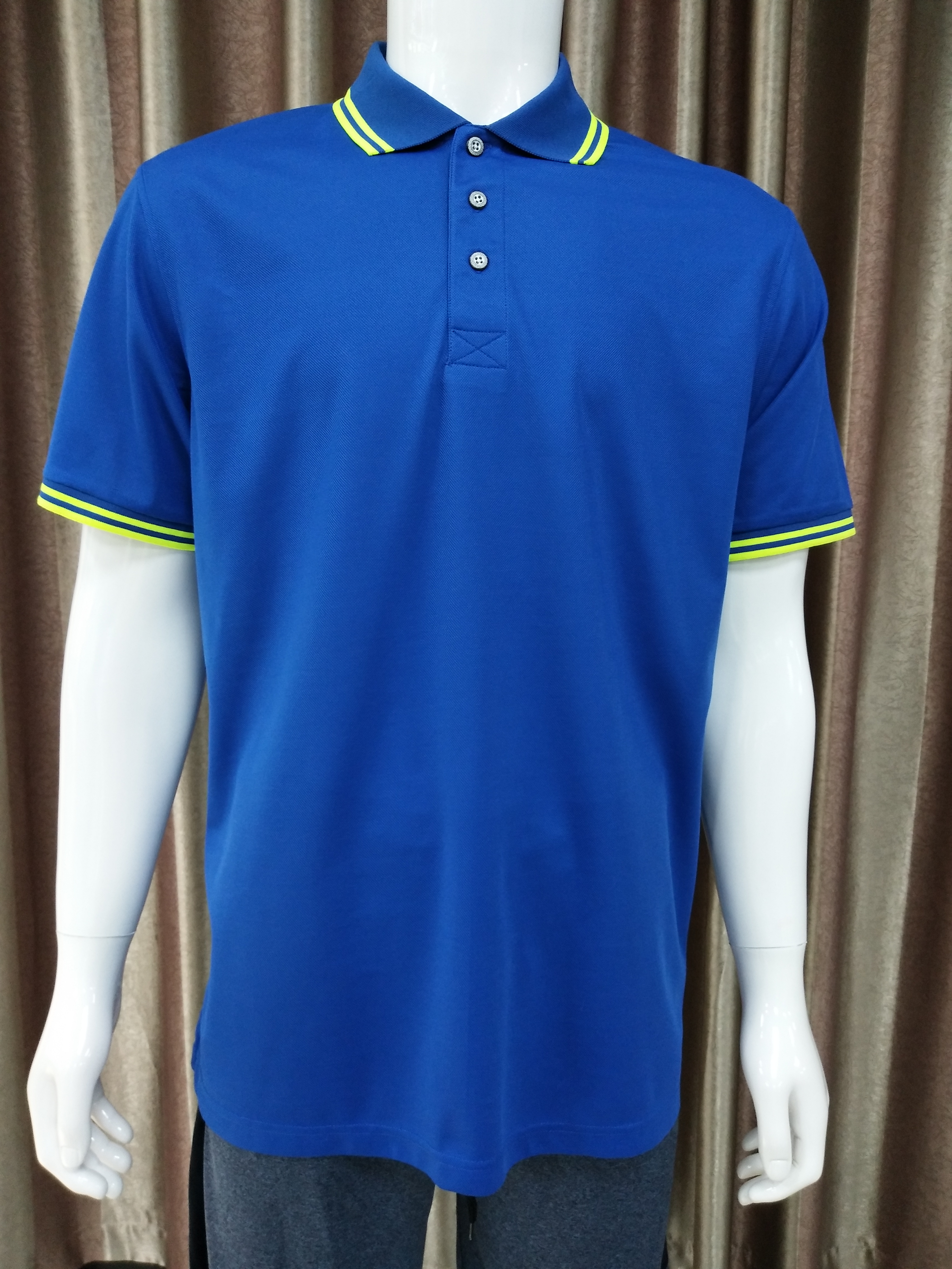 100% Combed Cotton Men's Pique Polo Shirt