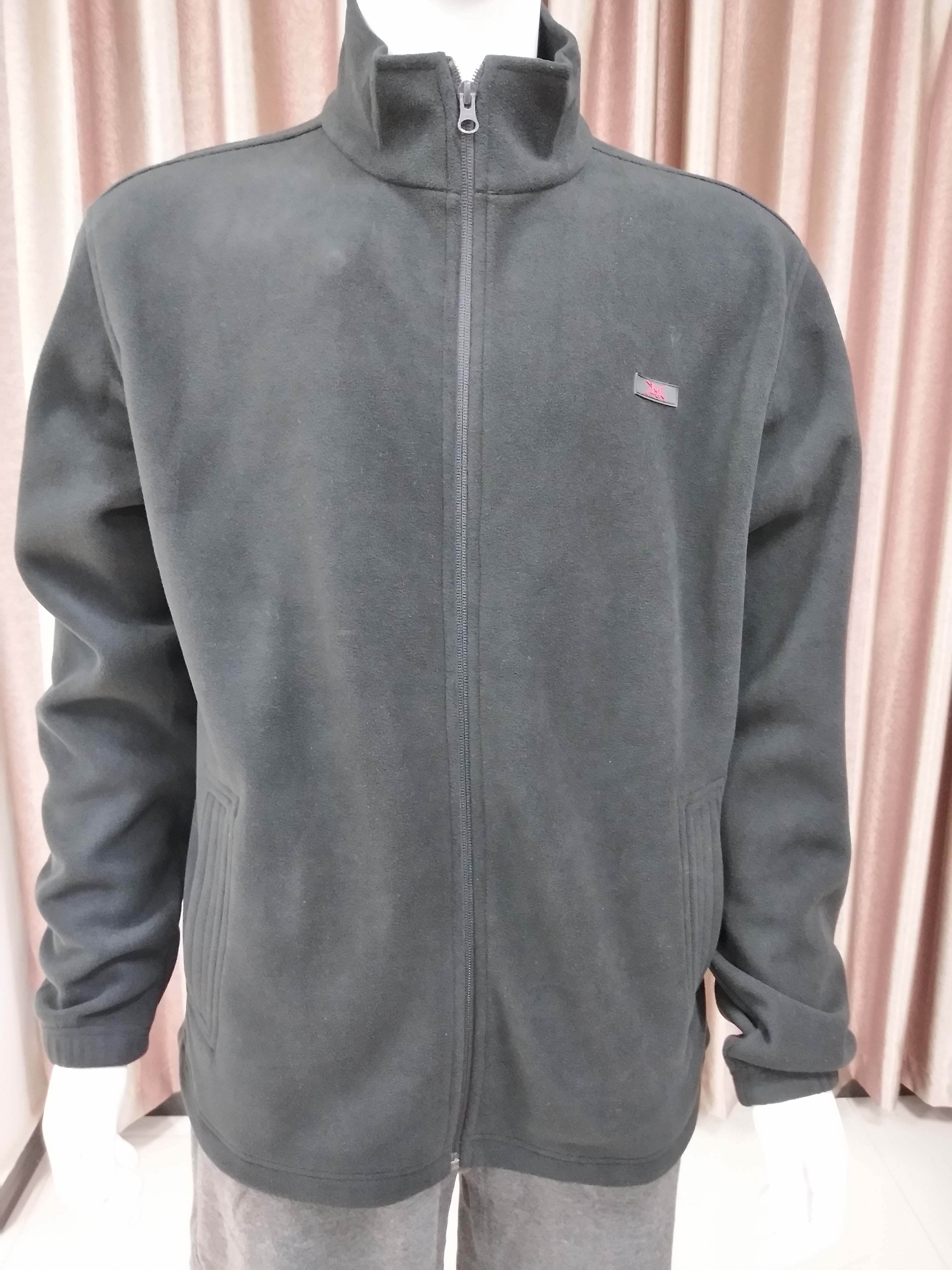 300gsm 100% Polyester Polar Fleece Stand Collar Jacket