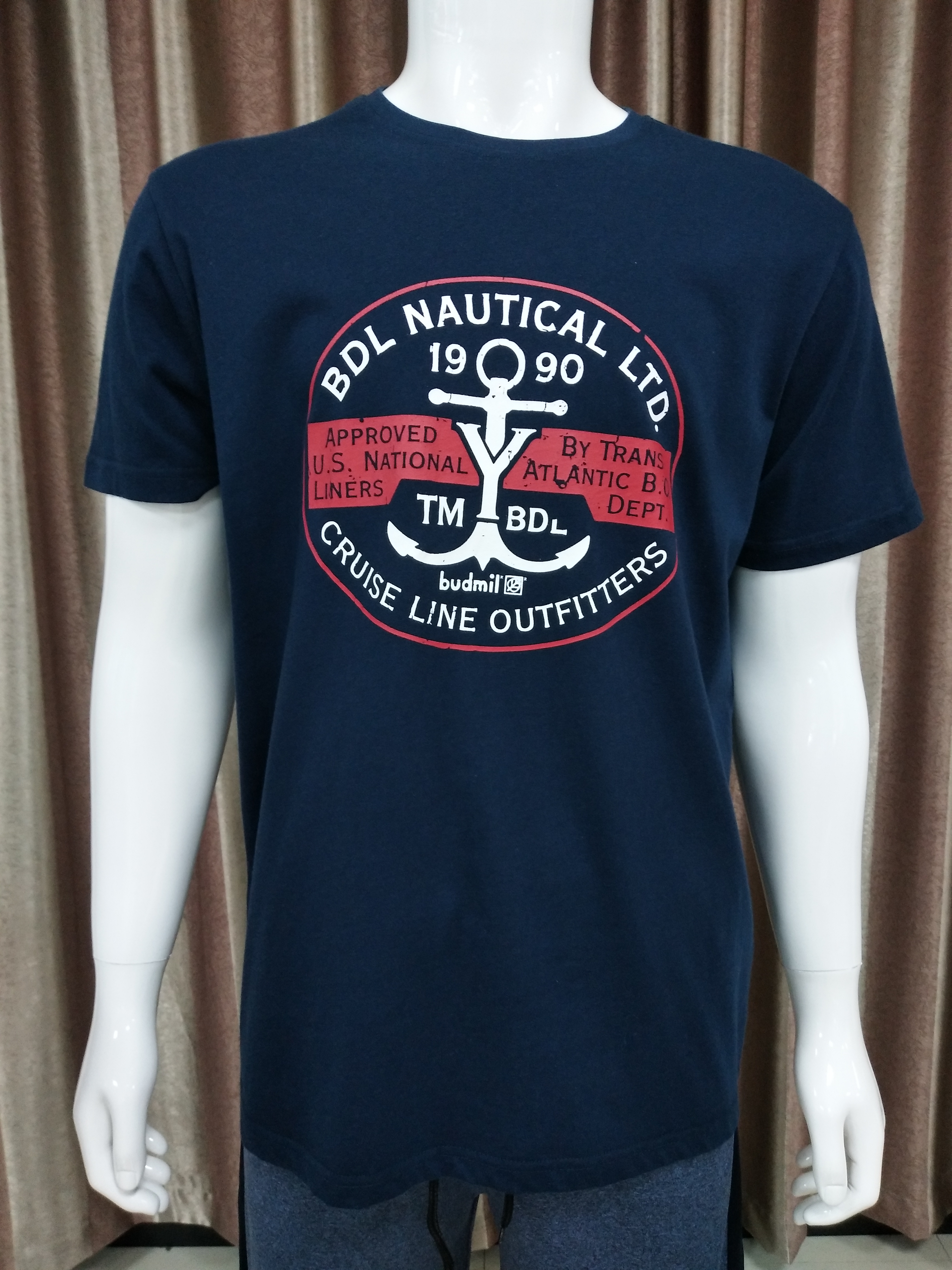 150gsm CVC Fabric T-Shirt with Rubber Print