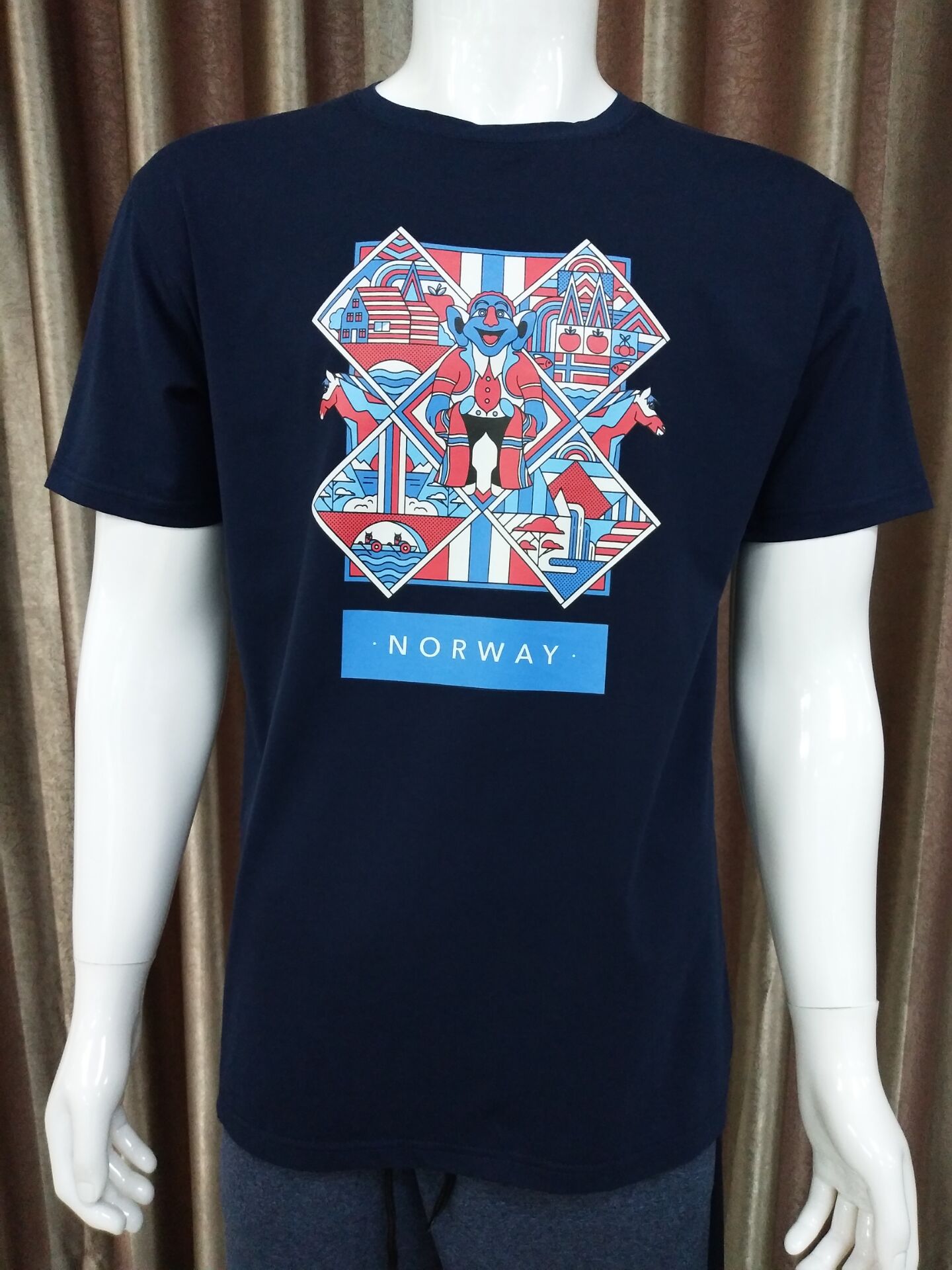 100% Cotton Cartoon Fashion T-Shirt for Boys and Girls