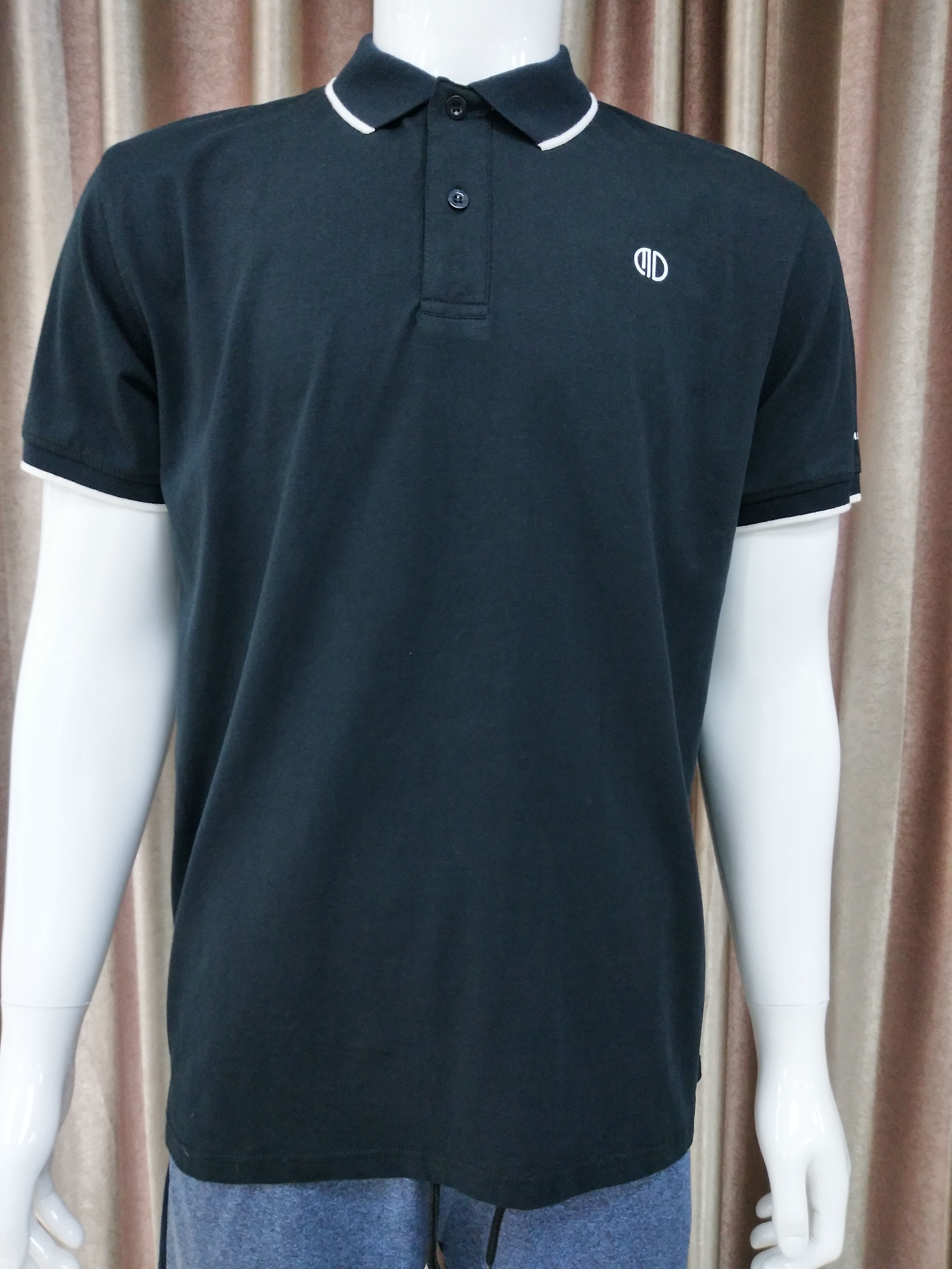 Men's 95% Cotton 5% Spandex Single Jersey Polo Shirt