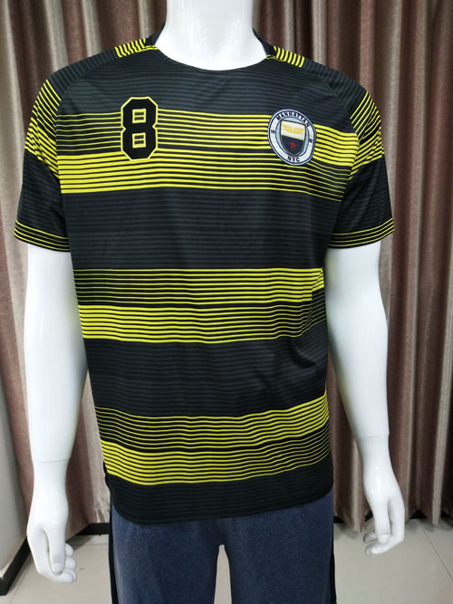 Custom All-Over Print Sublimation Polyester Sports Running T-Shirt