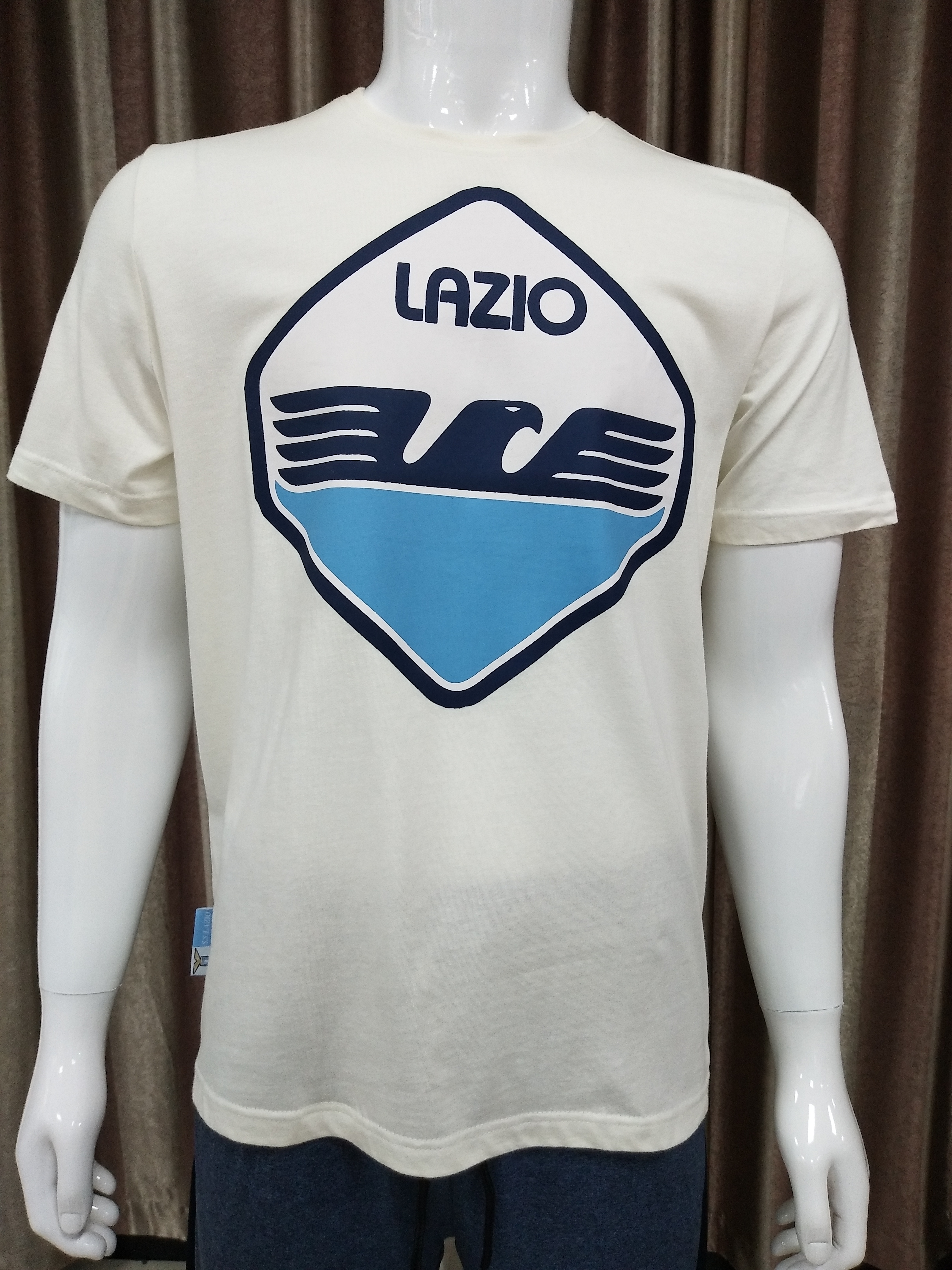 CVC Fabric Rubber Knit T-Shirt