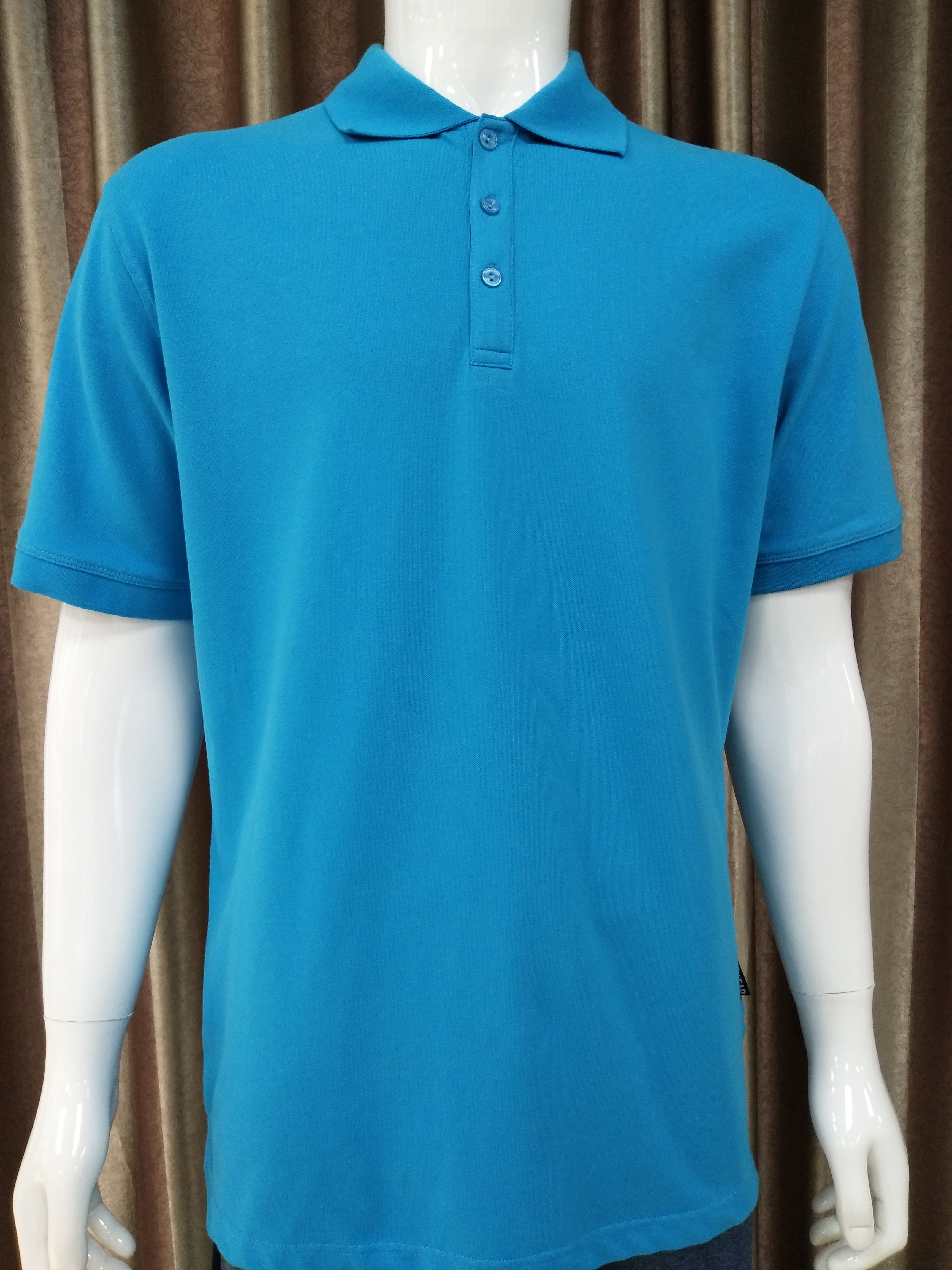 100% Cotton Men's Pique Polo Shirt with Various Print Options