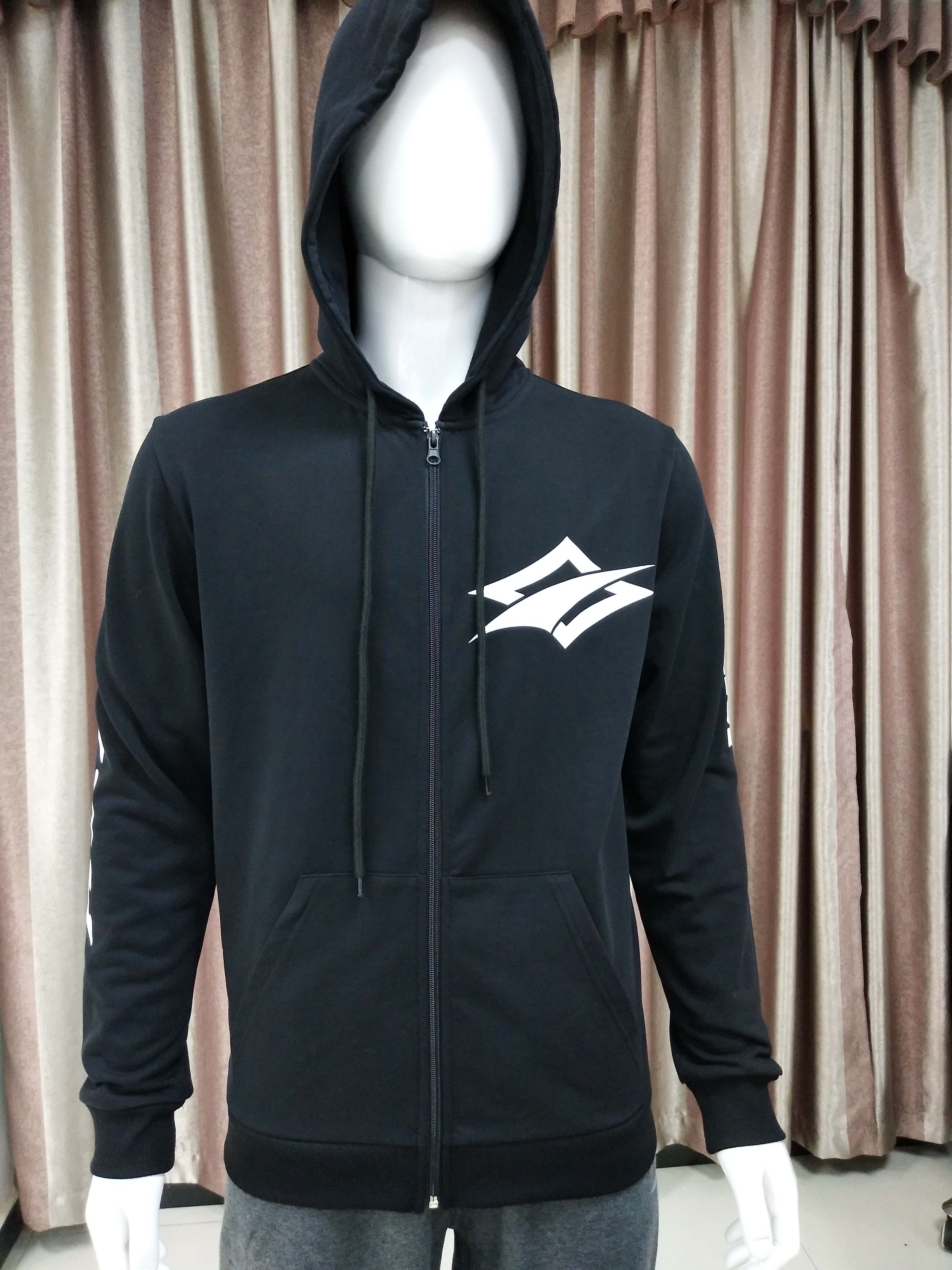 Casual Sports Hoodie Jacket with Zipper