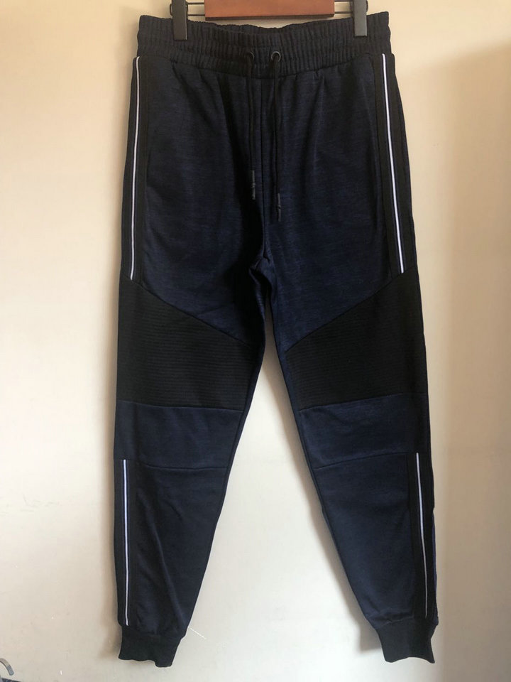 Men's Casual Knitted Jogger with Brushed Fleece