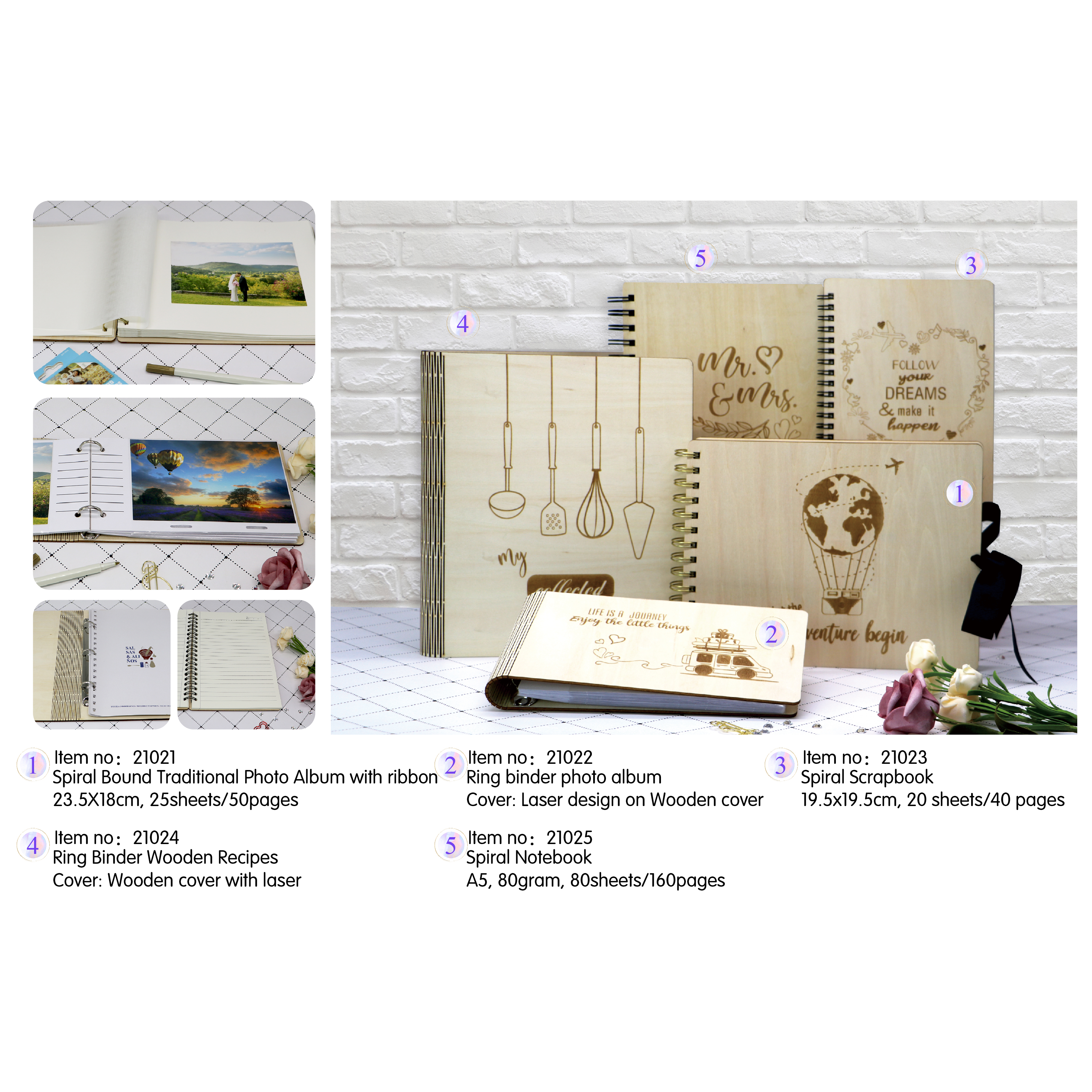 Wooden Photo Album