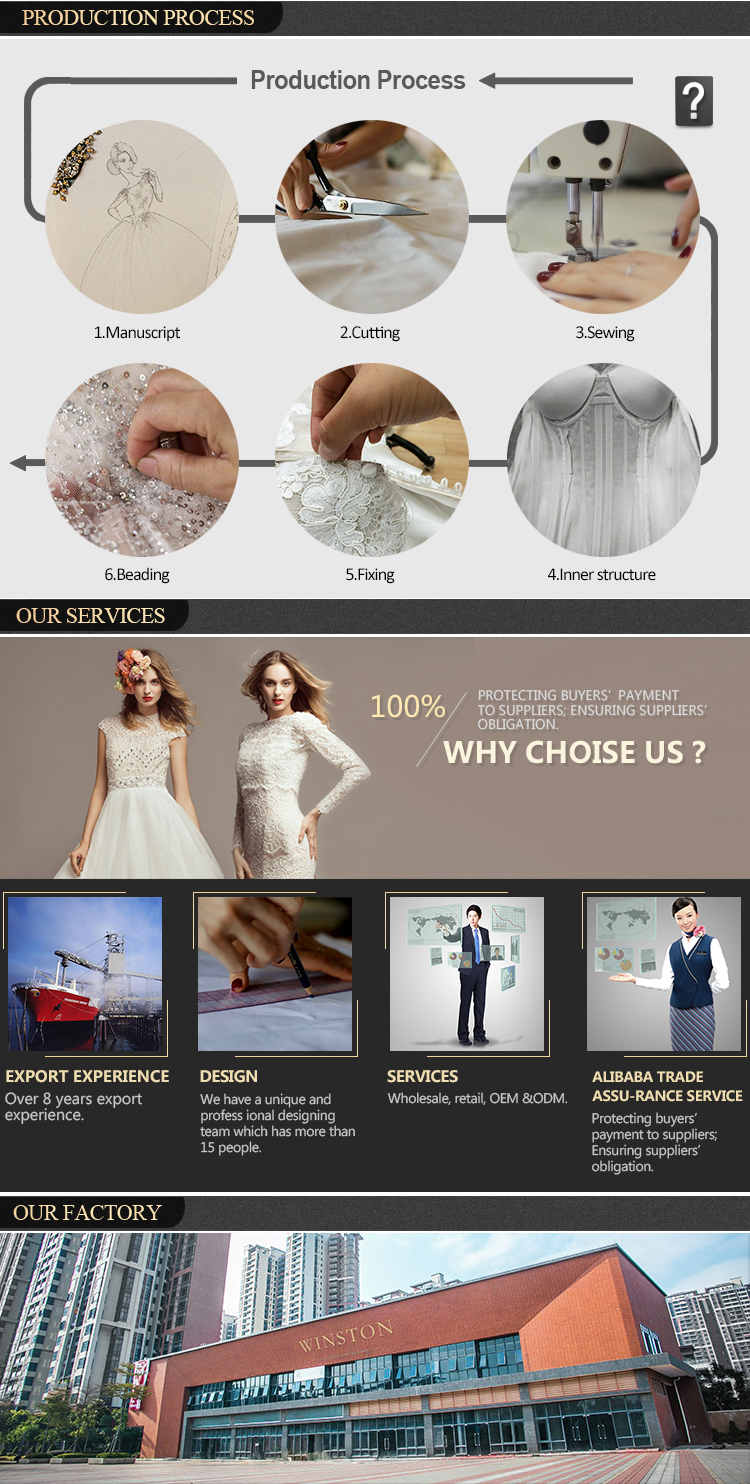 Ivory Beaded Sequined Wedding Dress with Lace Appliques and Sweep Train
