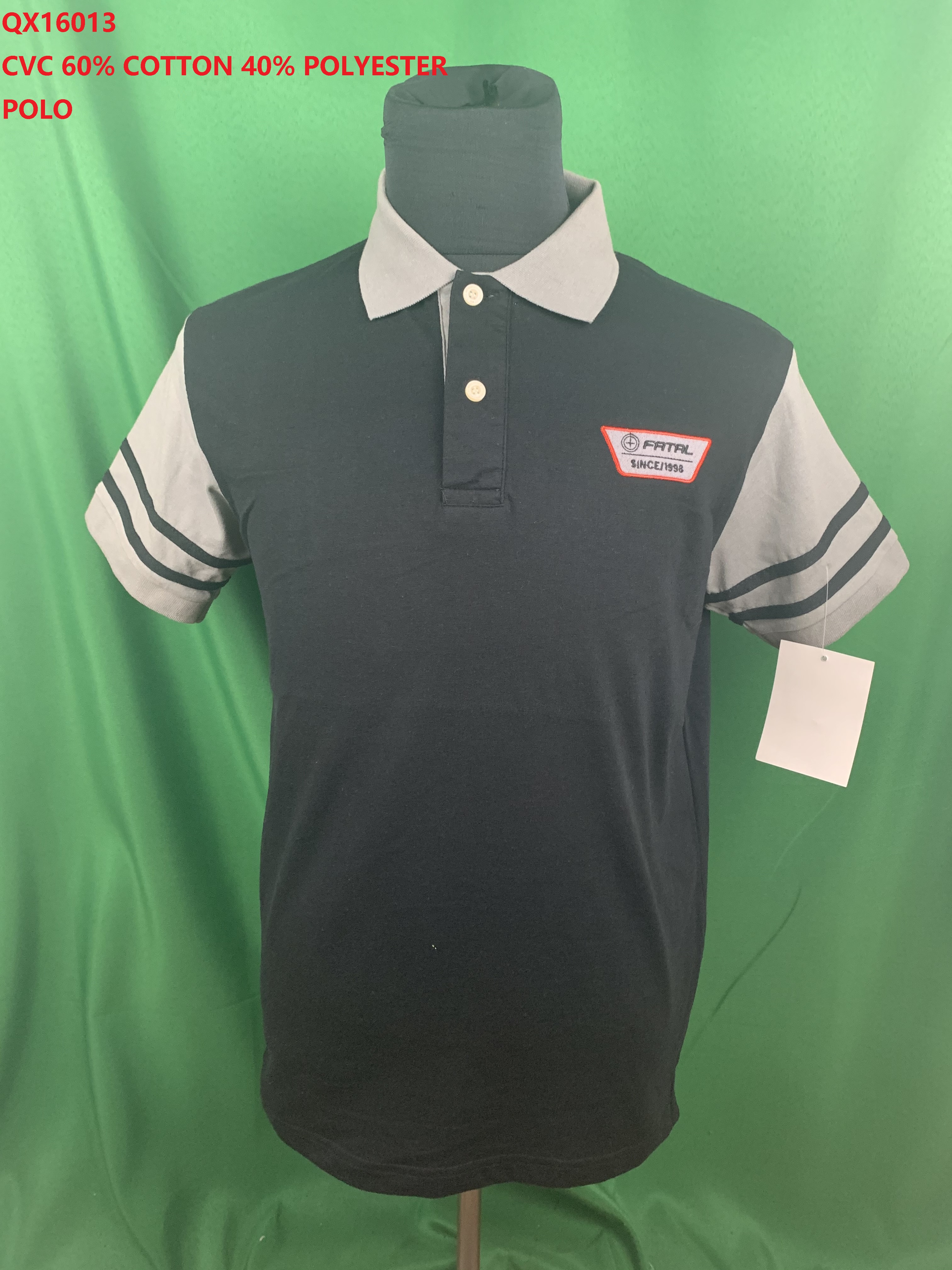 QX16013 CVC Polo Shirt