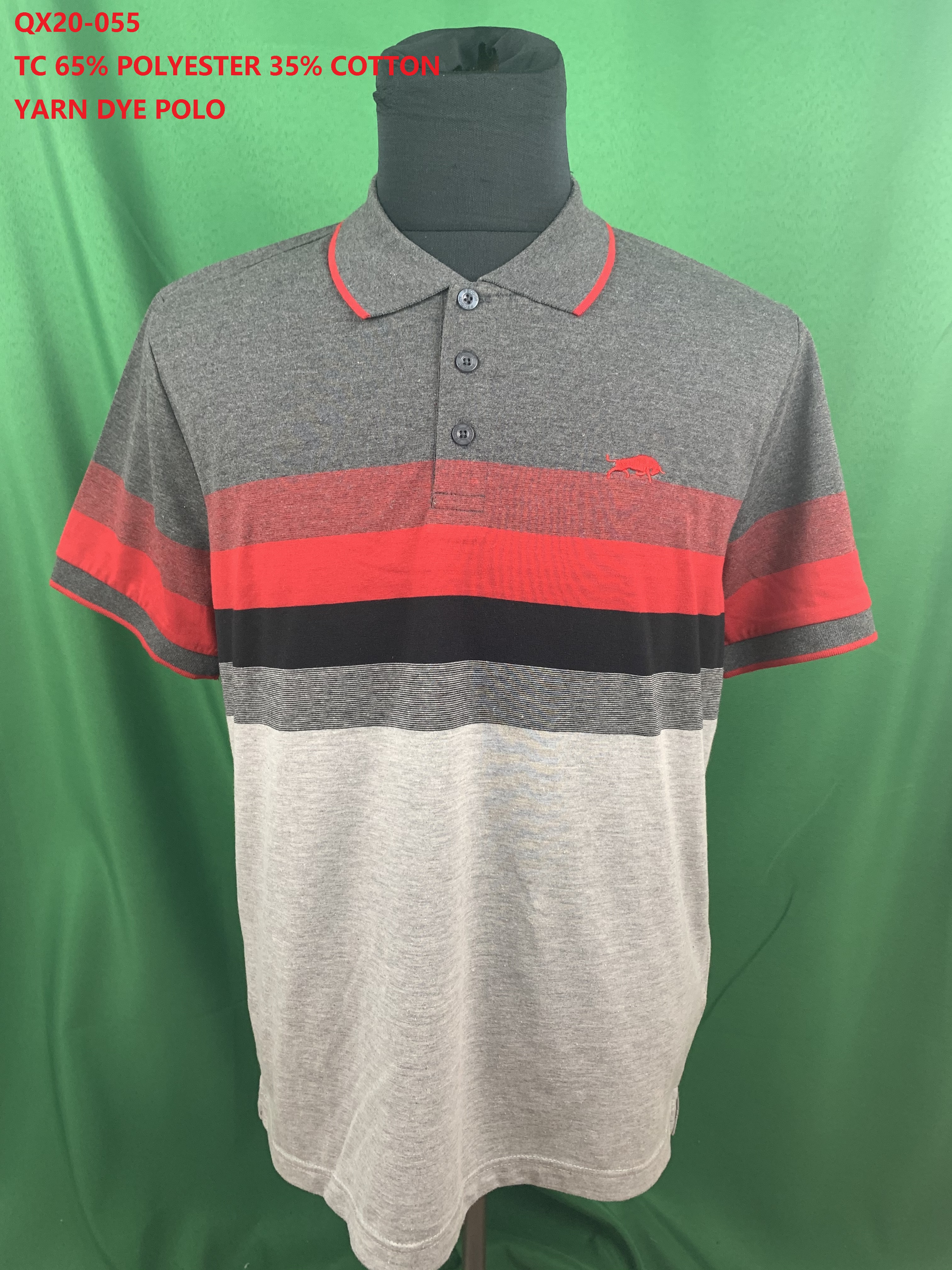 TC yarn dye polo shirt