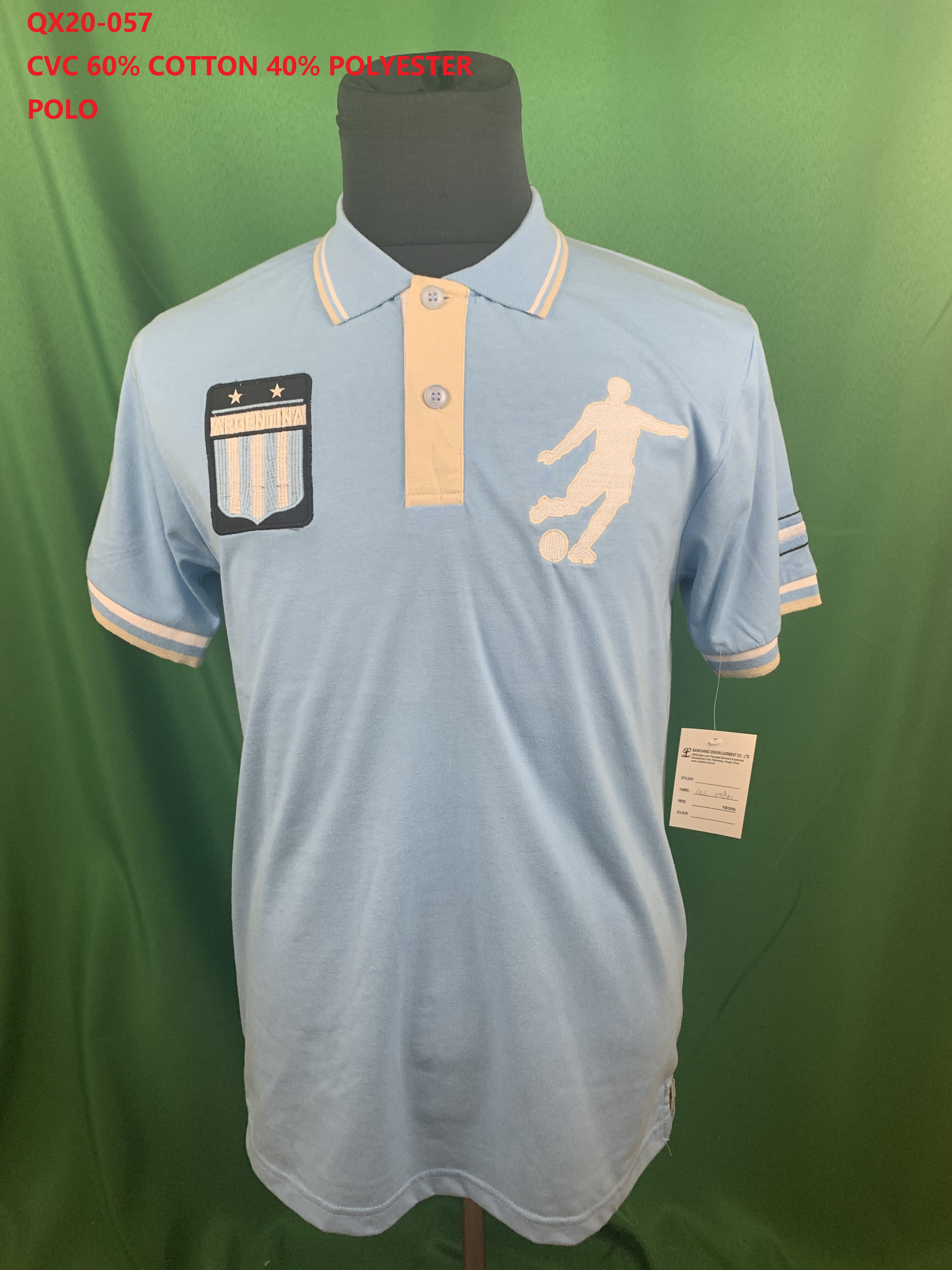 QX20-057 CVC Polo Shirt