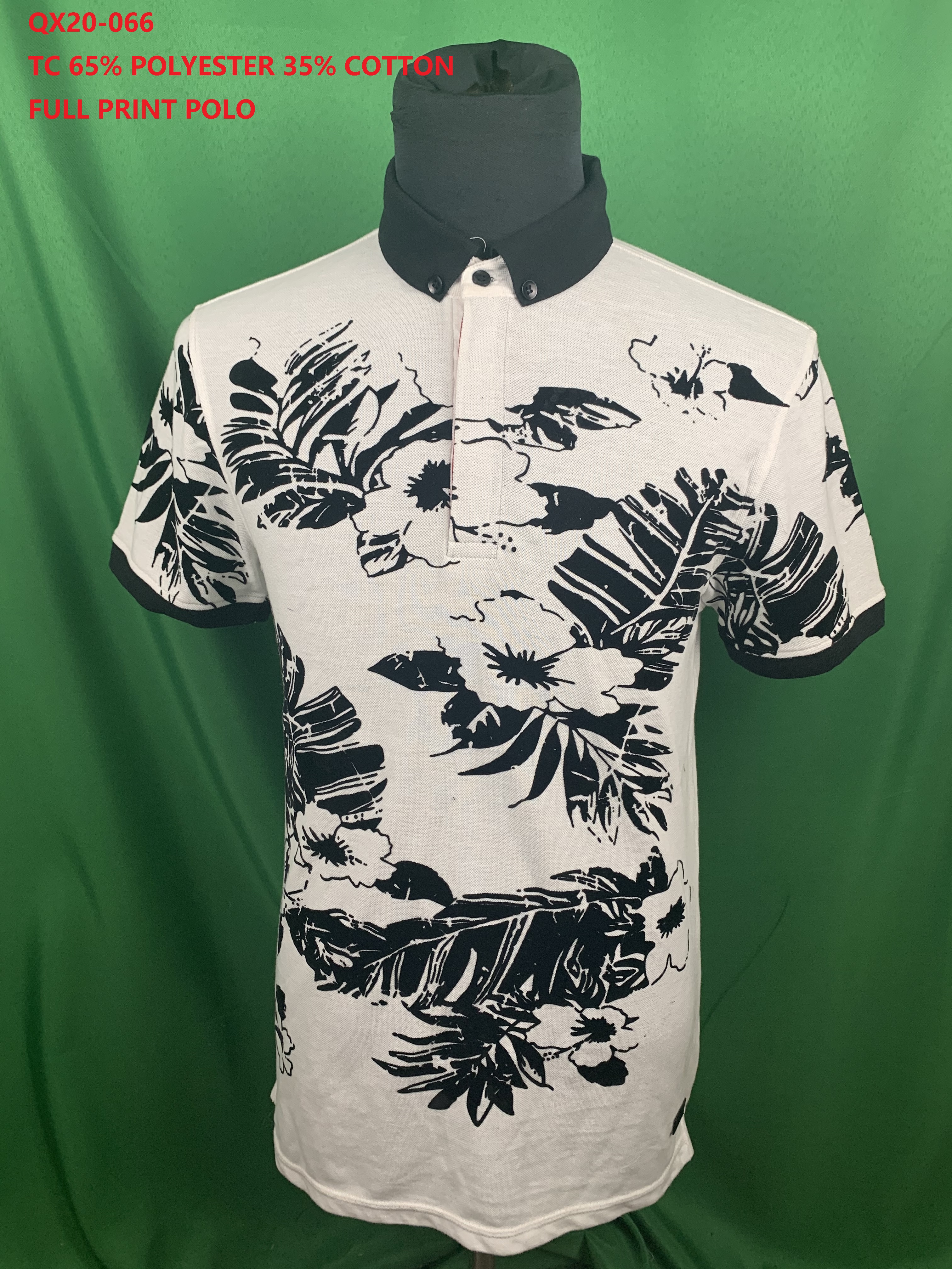 QX20-066 TC Full Print Polo