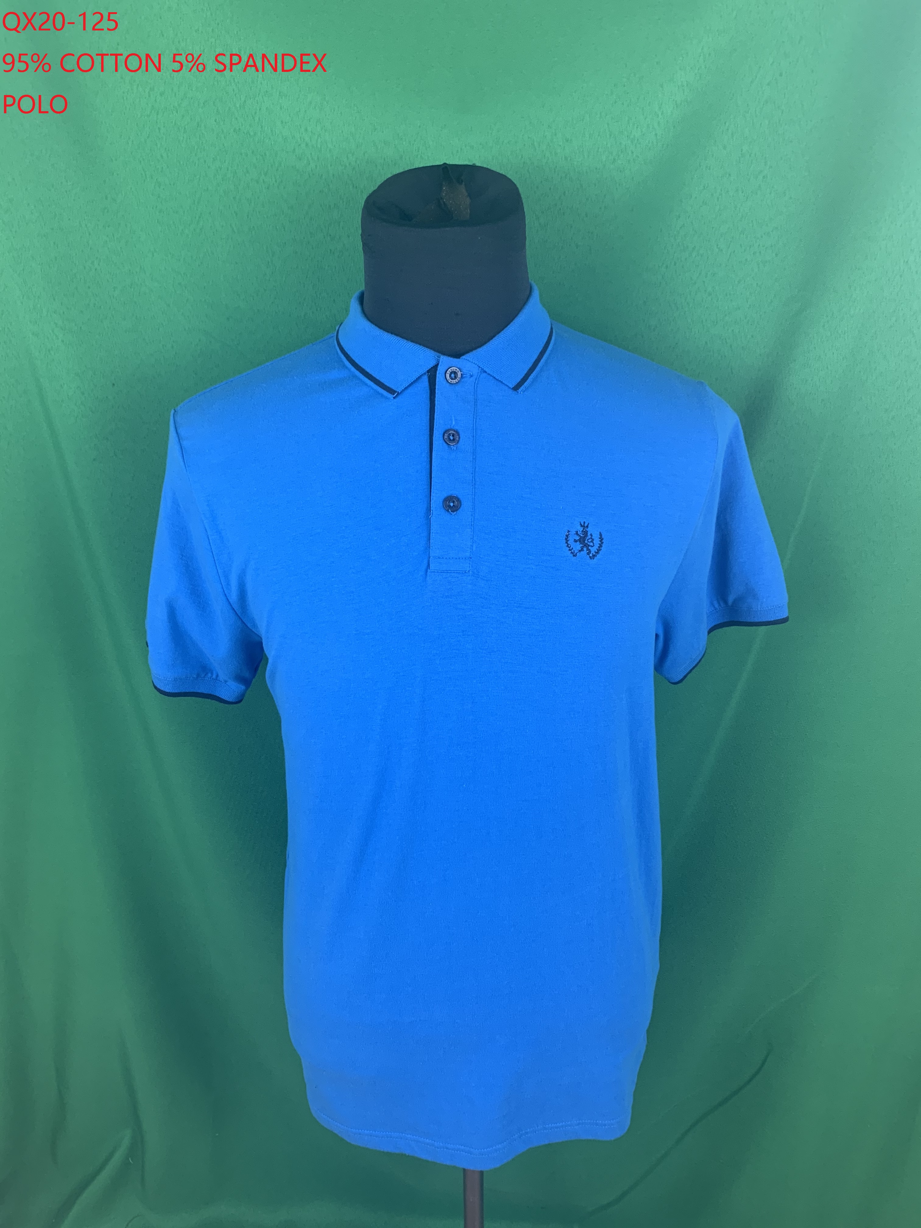 QX20-125 Cotton Spandex Polo Shirt